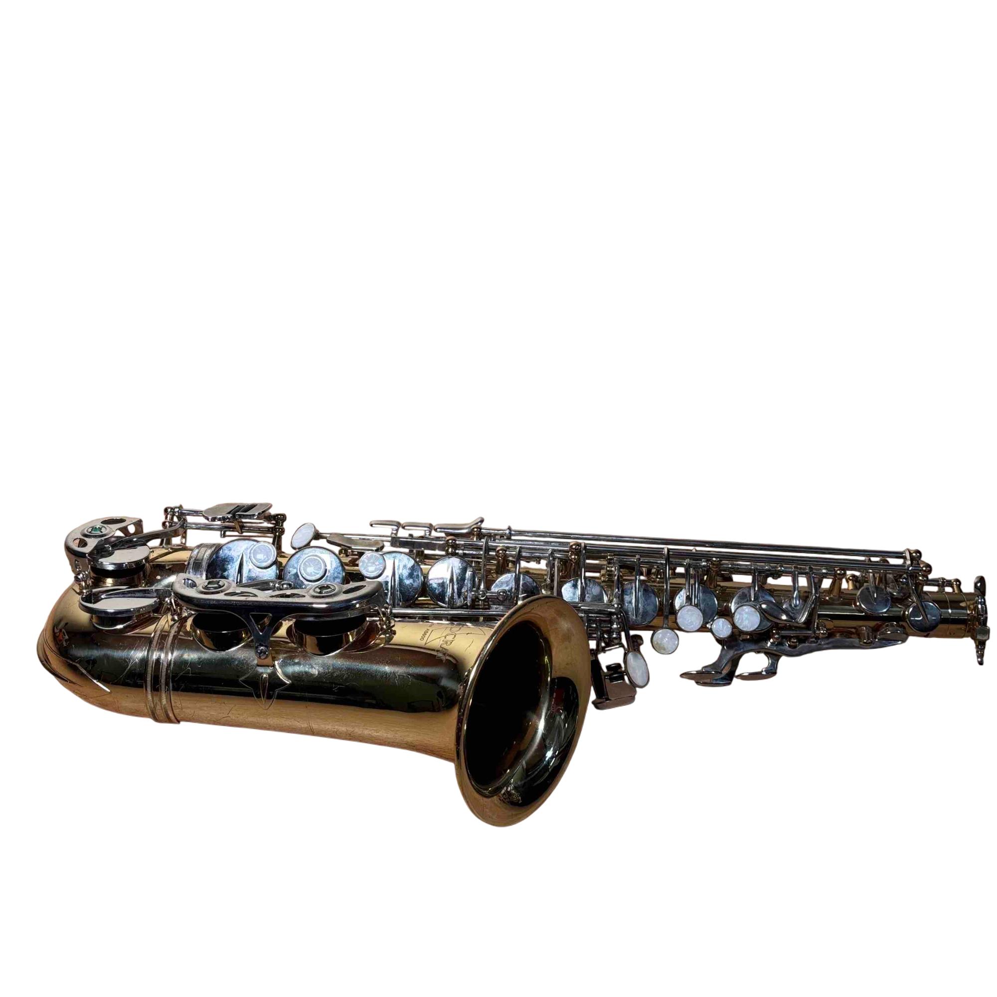 Selmer Aristocrat AS600 Gold Lacquered High F# Key Brass Alto