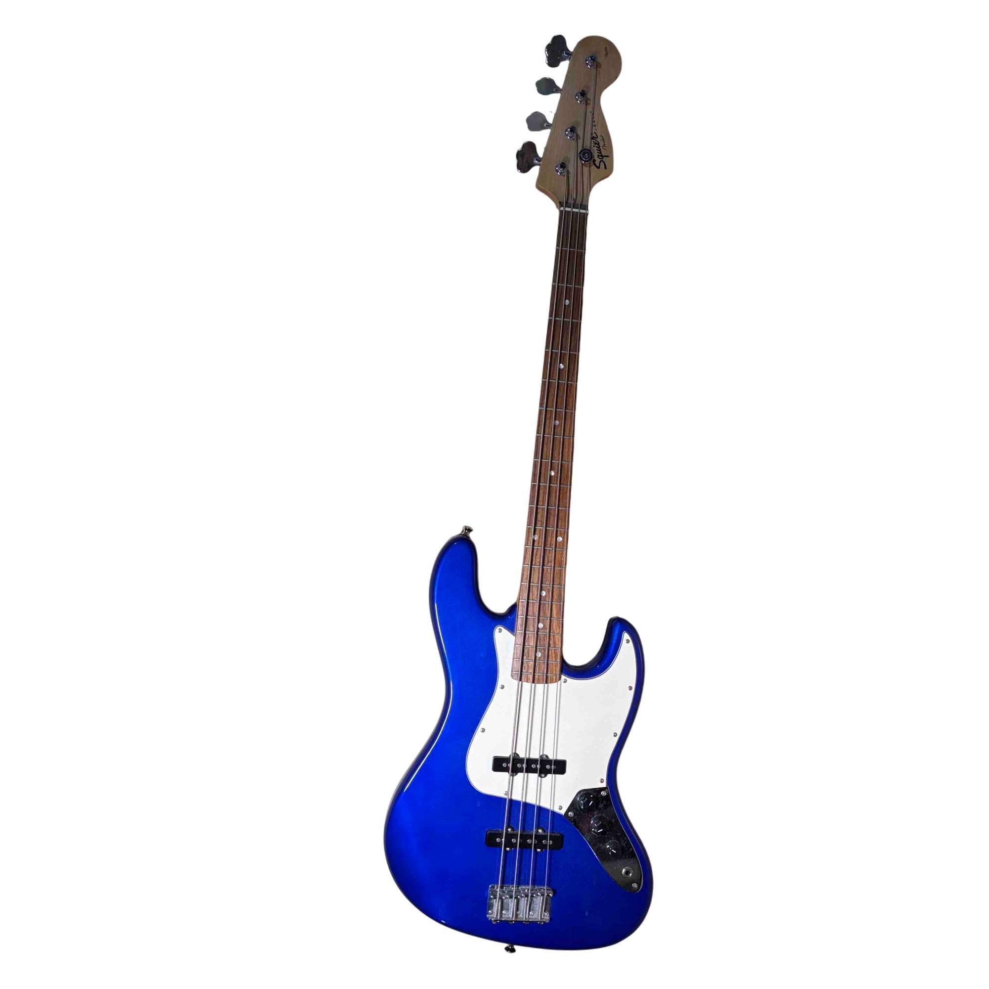Squier Jazz Bass ブルー Amazon.co.jp: Squier by Fender エレキベース Contemporary Jazz Bass
