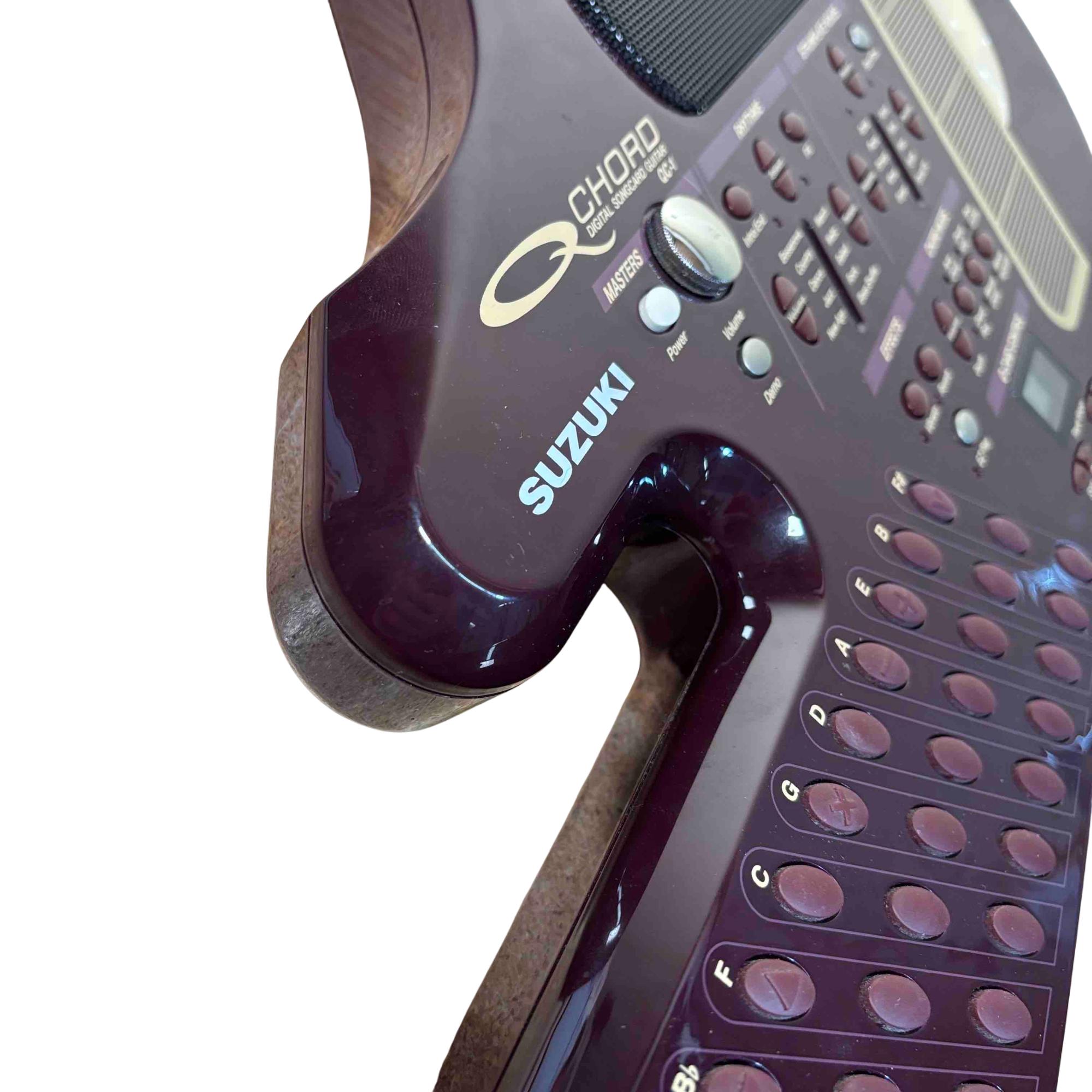 Suzuki QC-1 Digital Songcard Guitar Purple 49-Key Digital Keyboard