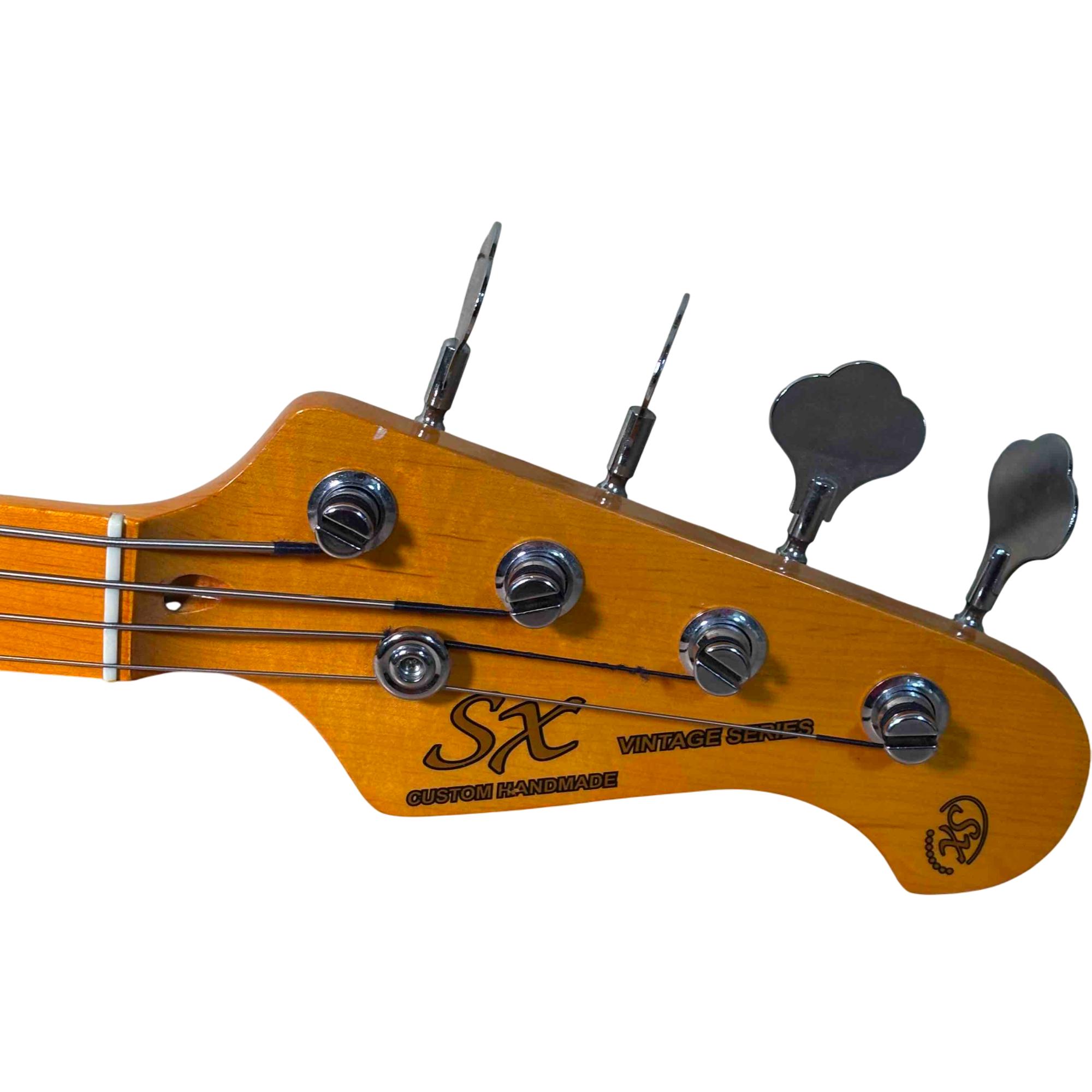 SX Series Vintage Custom Handmade Guitar Electric - Sunburst Bass