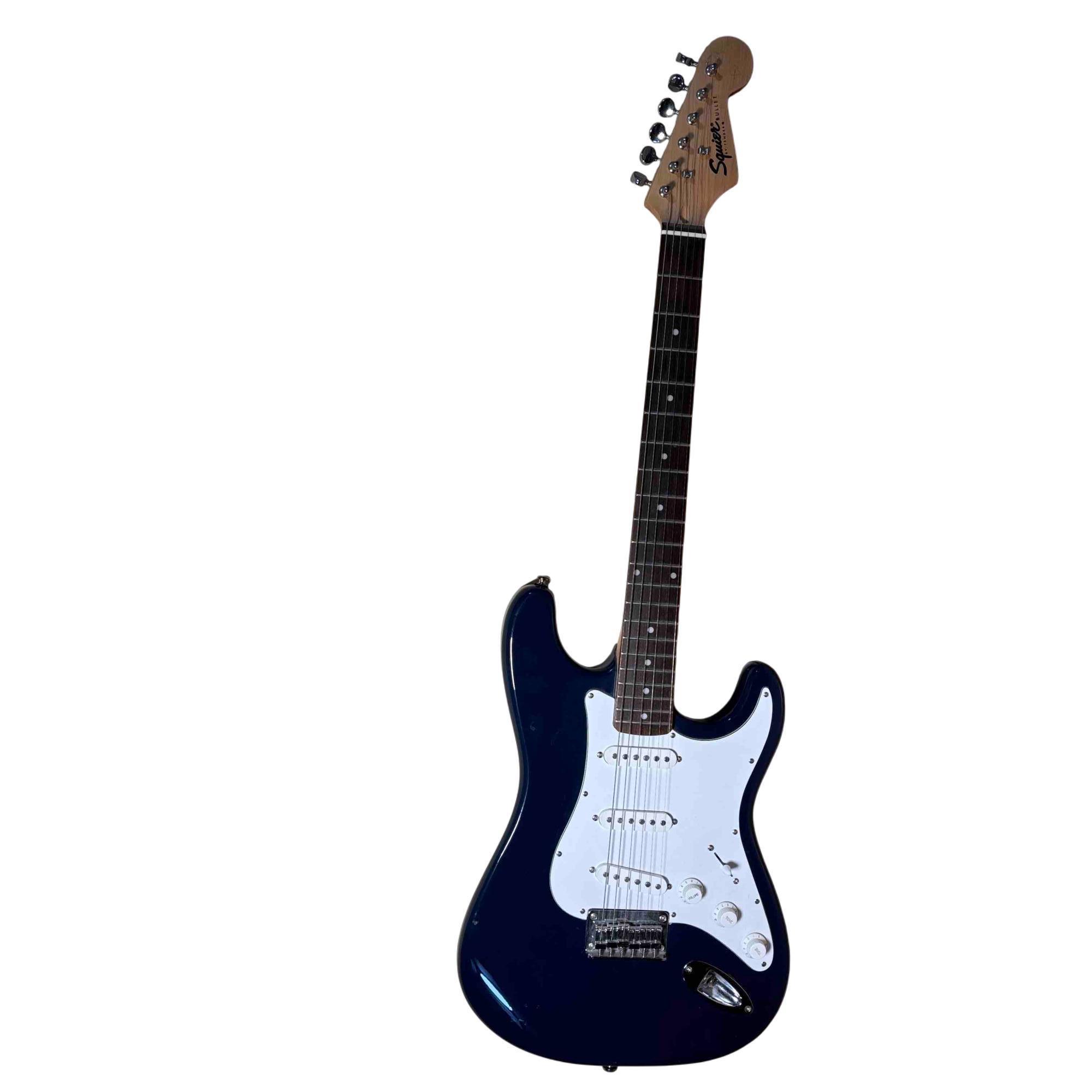 エレキギター　Squier BULLET ネイビーホワイト Squier By Fender Bullet Blue & White 6-String 21-Fret Electric