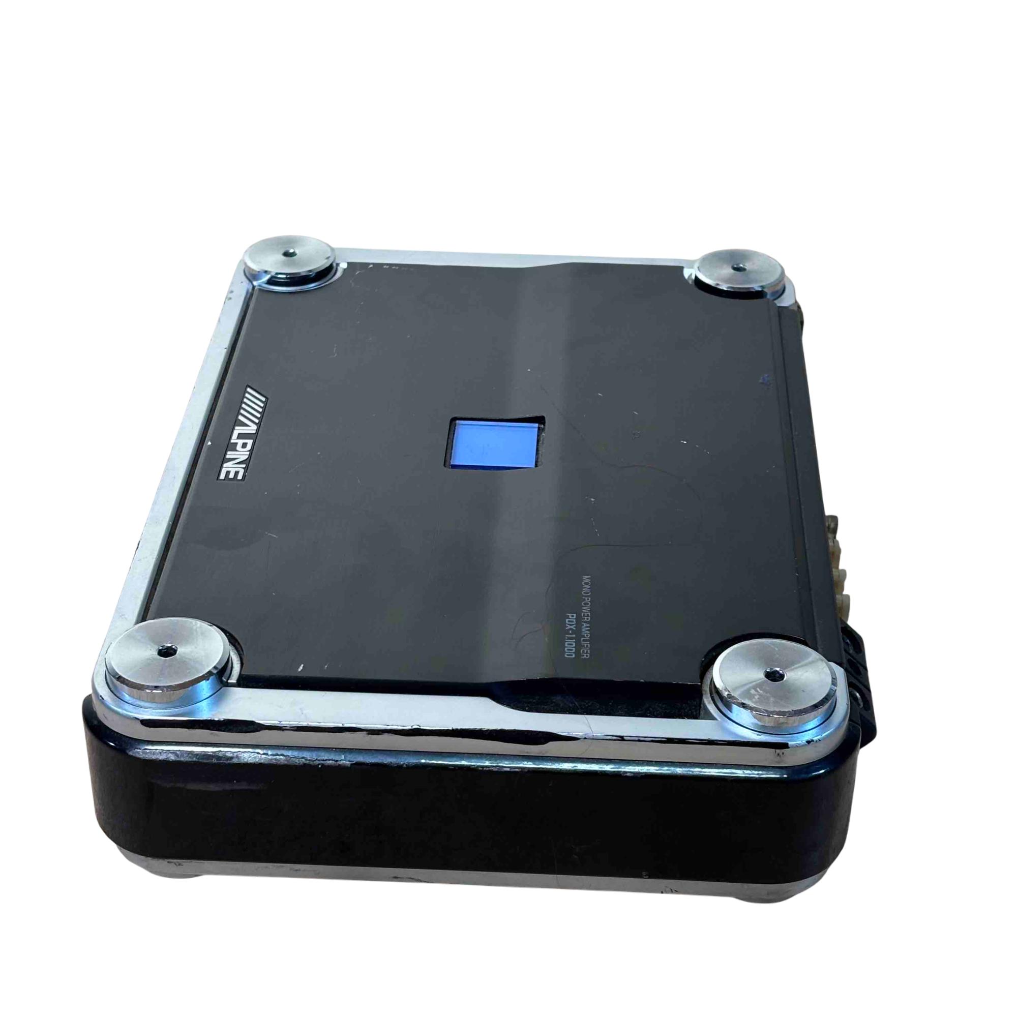 Alpine PDX-1.1000 Black 1000-Watt RMS Class-D Mono Power Amplifier