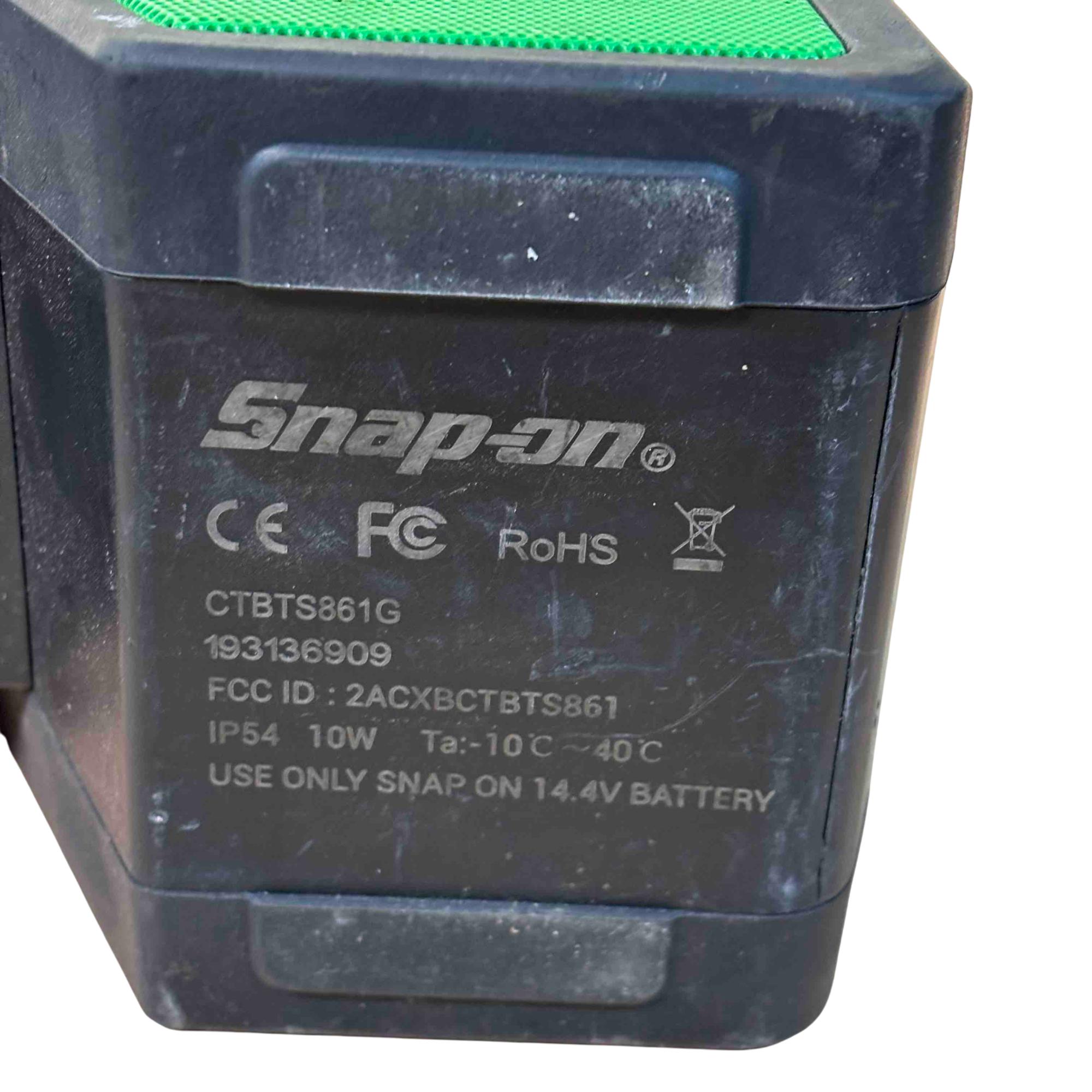 Snap-on Tools CTBTS861G Green/Blk 14.4 Volt MicroLithium Bluetooth