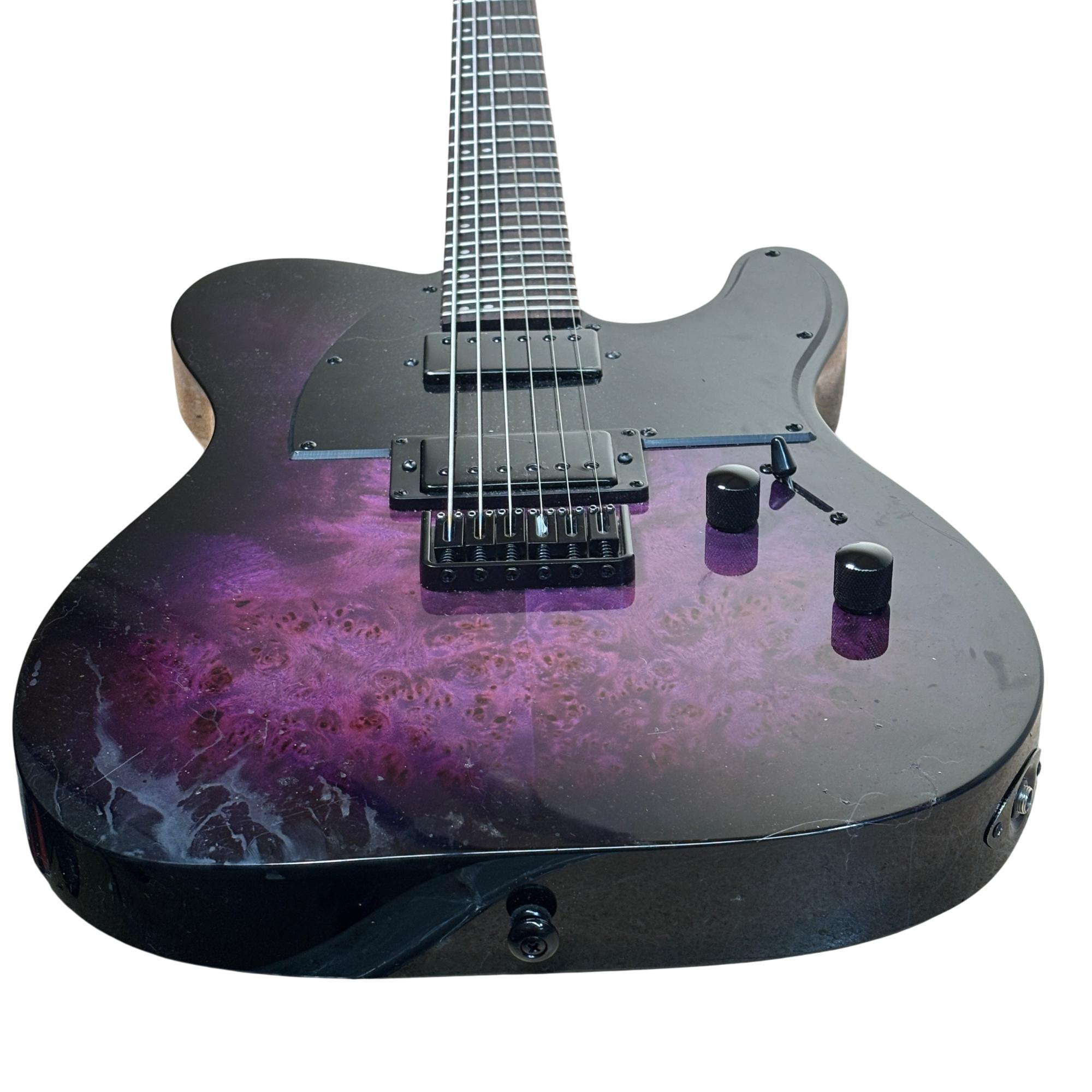 ESP LTD TE-200DX Purple 6-Strings 24-Fret Electric Guitar 1420