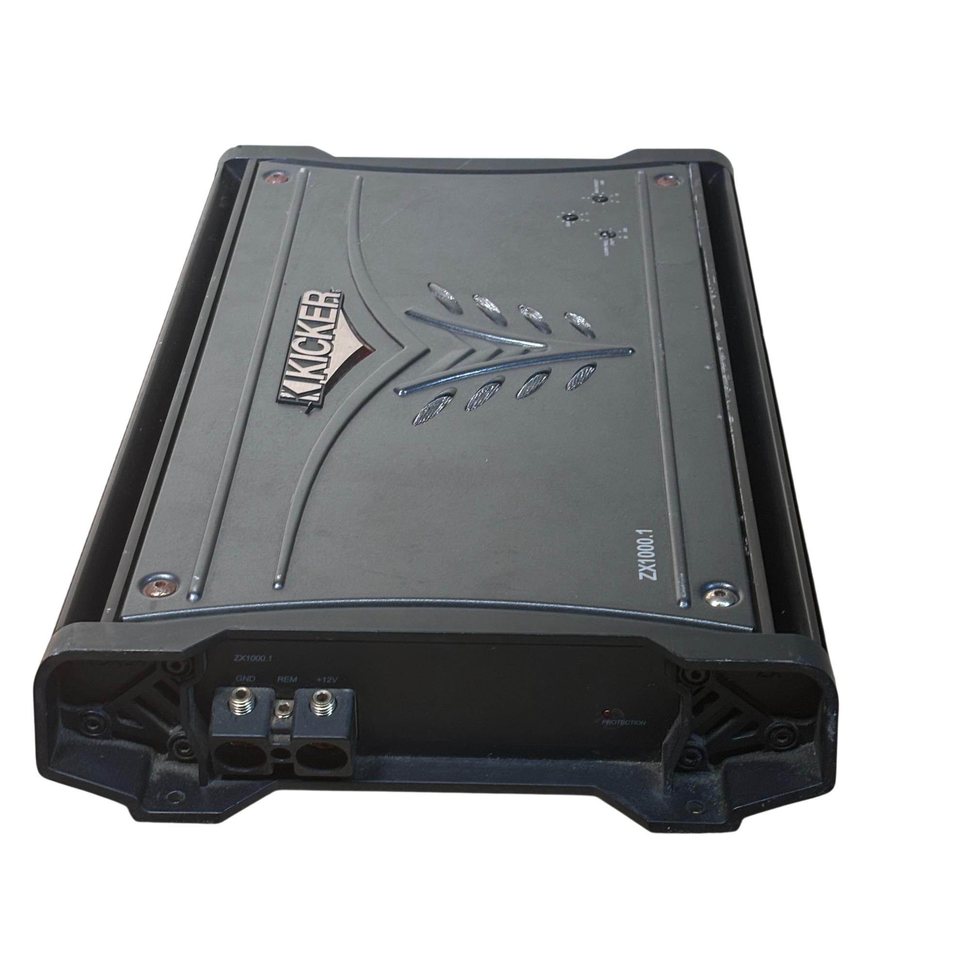 Kicker ZX1000.1 500W x 1 @ 4 Ohms Mono Channel Class D Subwoofer