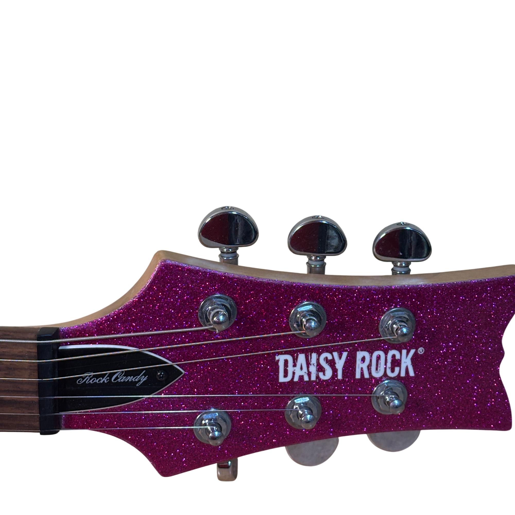 Daisy Rock Rock Candy Pink 6-String 22-Fret Electric Guitar 0418