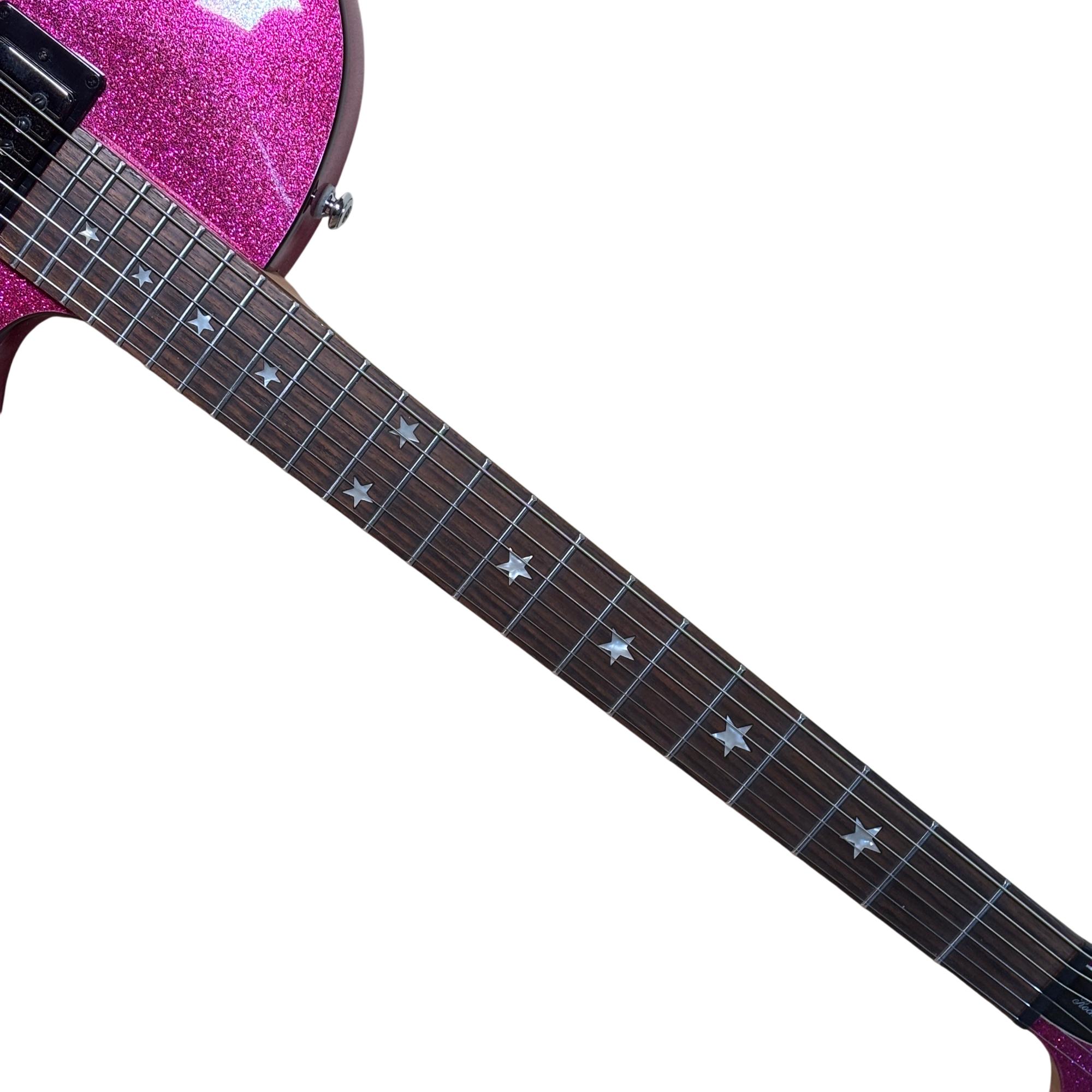 Daisy Rock Rock Candy Pink 6-String 22-Fret Electric Guitar 0418