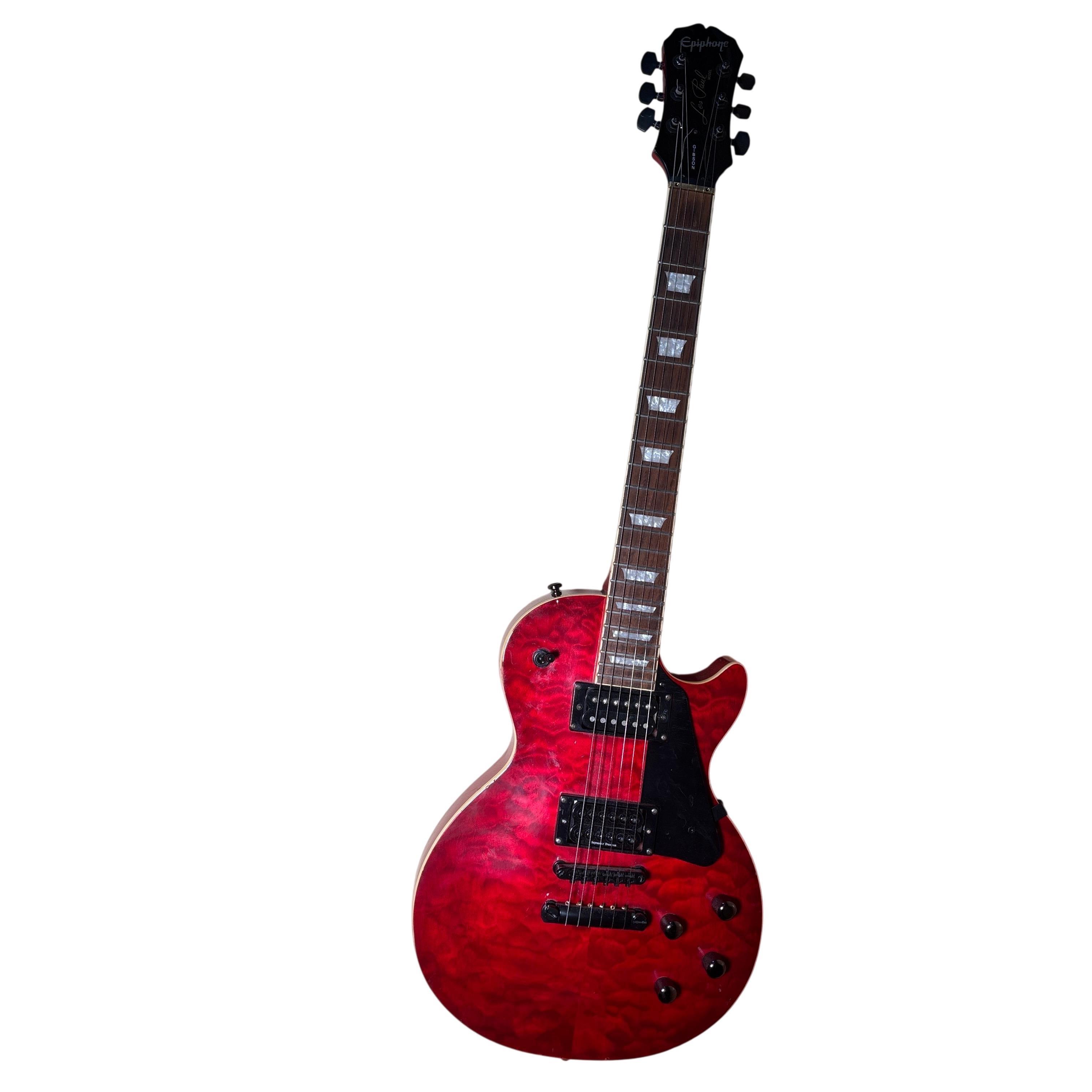 Epiphone Les Paul ギター ケース付き Epiphone Les Paul MODEL エピフォン レスポール モデル ケース付