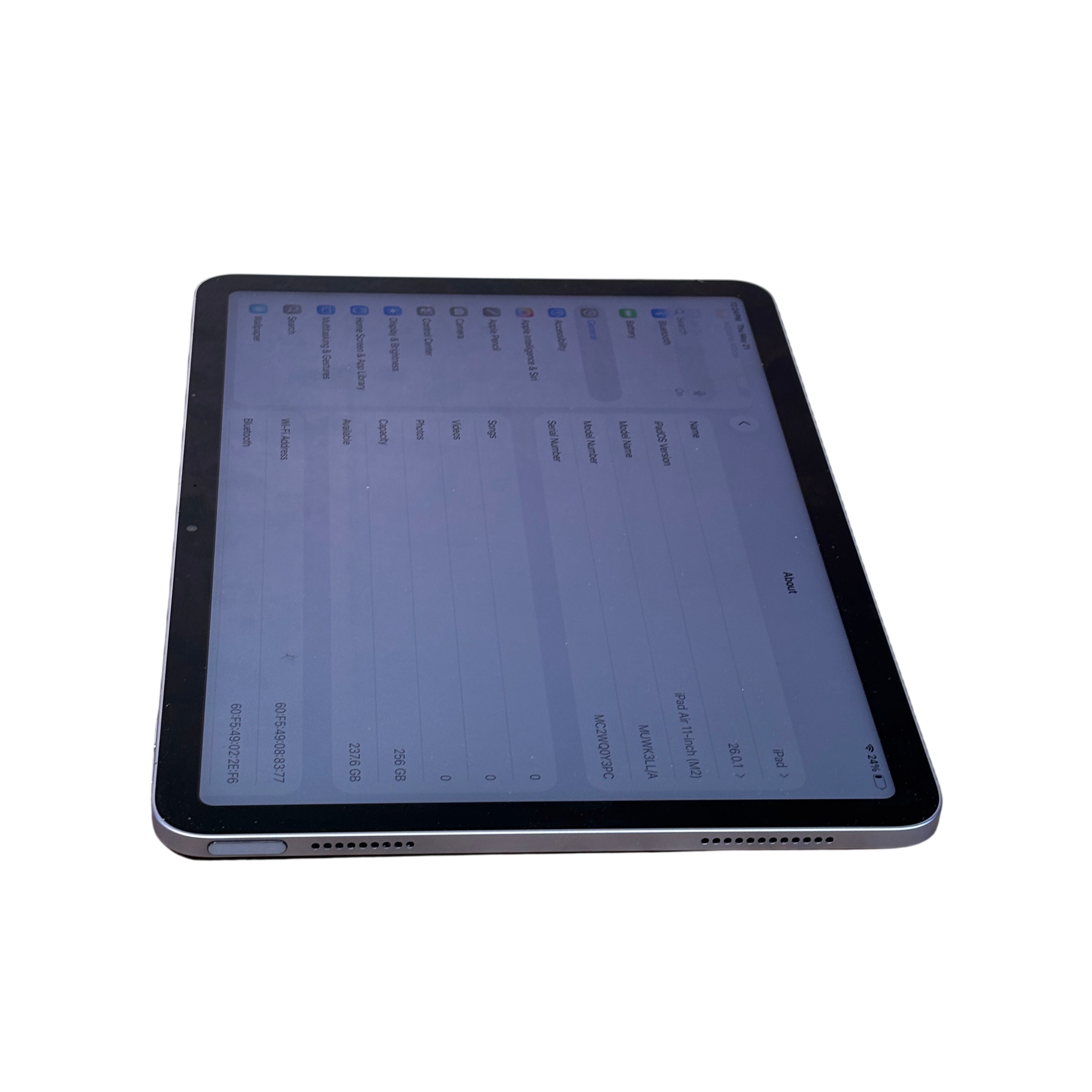 Apple iPad Air MUWK3LL/A A2902 Silver 11