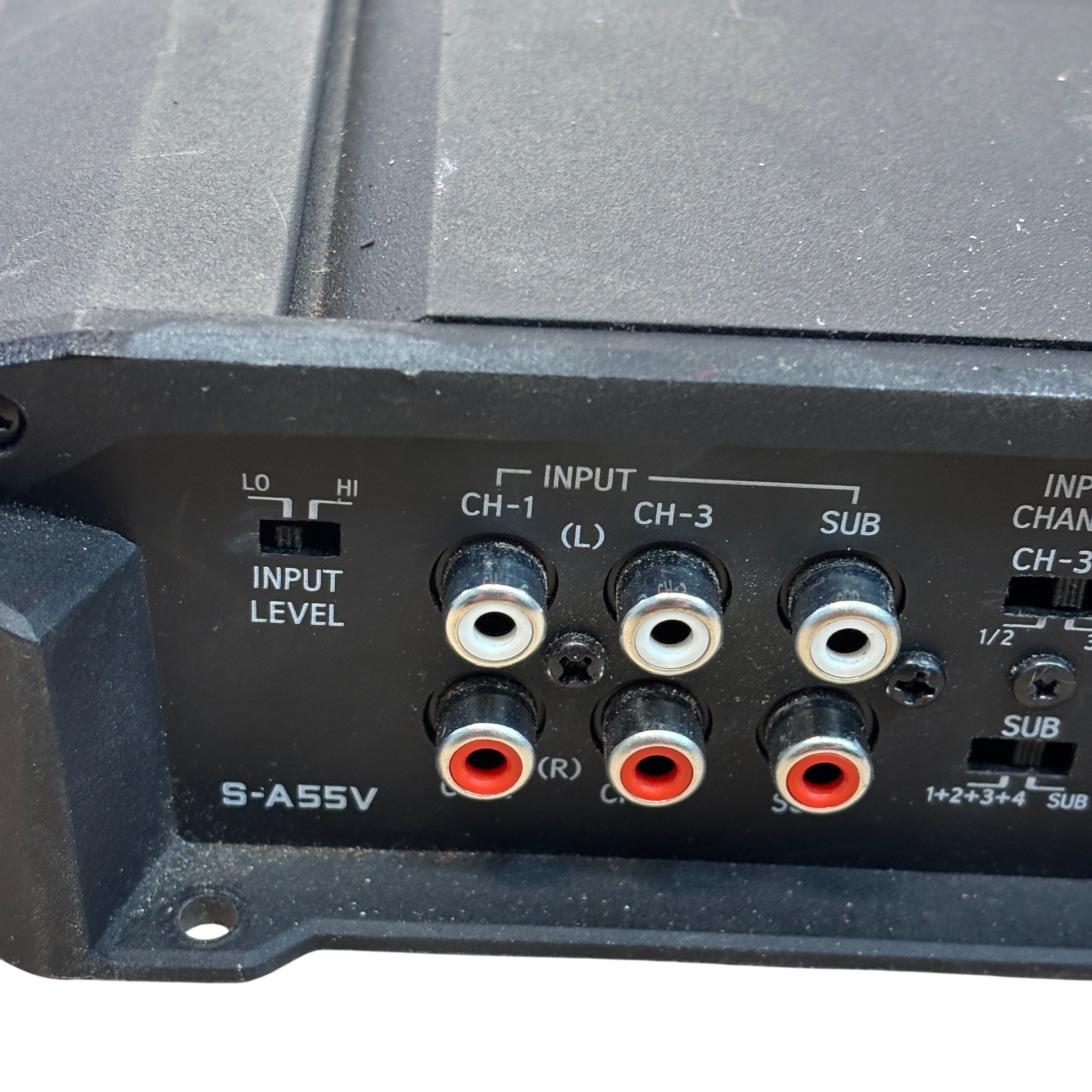 Alpine S-A55V Blk S-Series 5Ch 40W RMSx4 @ 4Ohms/300W RMSx1