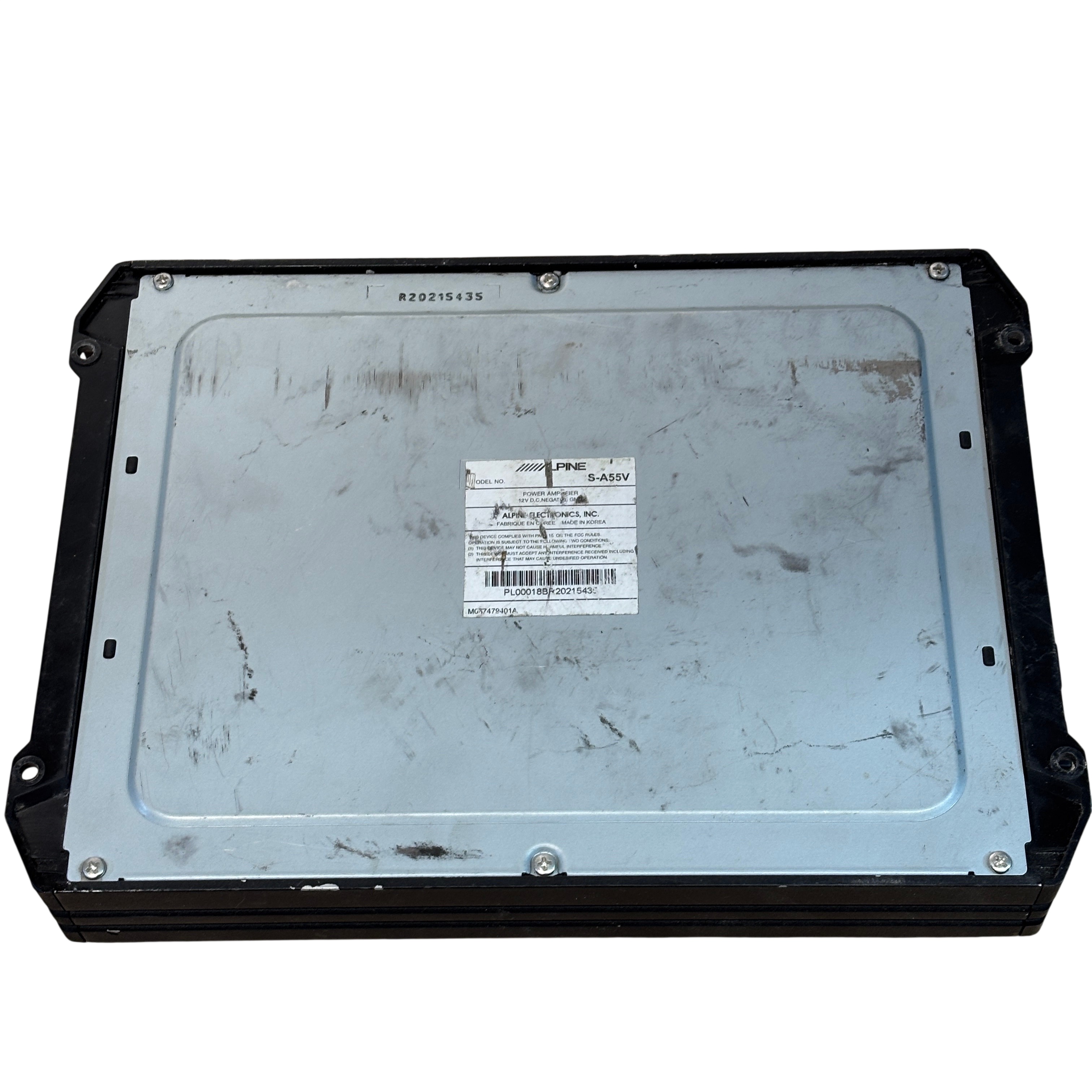 Alpine S-A55V Blk S-Series 5Ch 40W RMSx4 @ 4Ohms/300W RMSx1