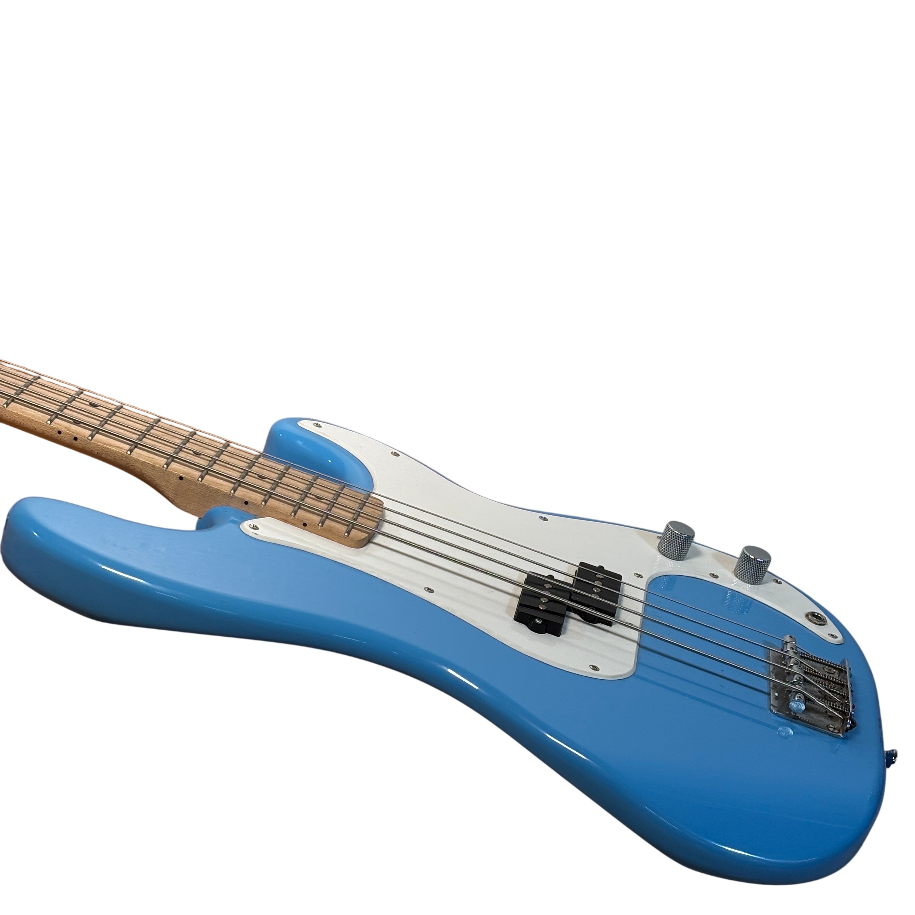 Squier By Fender Precision Bass Blue & White 4-String Electric
