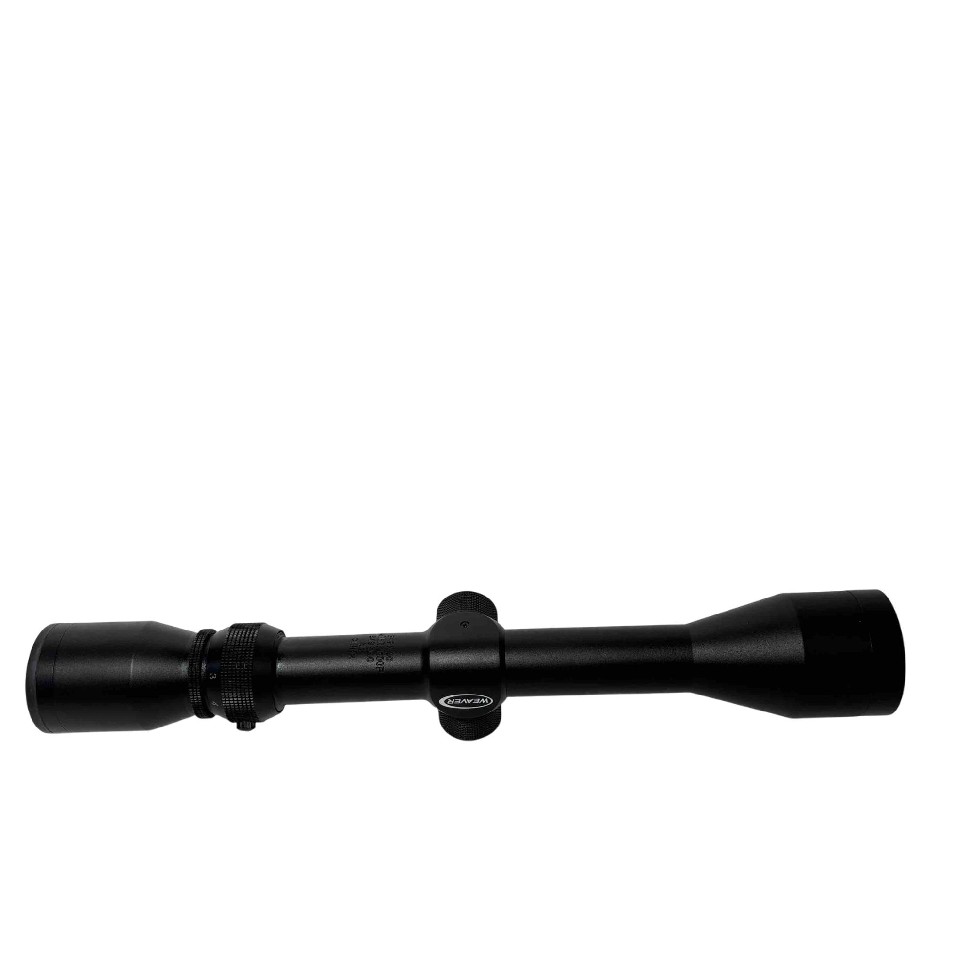 Weaver 3-9X40 Matte Black 3-9X 40mm Dual X Reticle 1