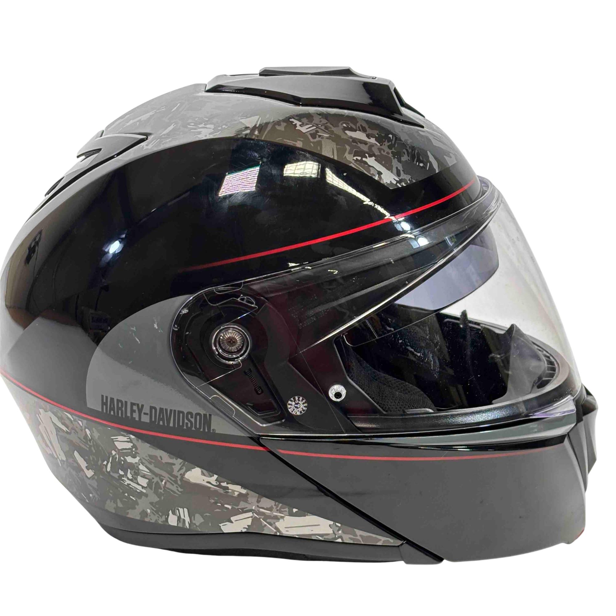 Harley Davidson Capstone Sun Shield II H31 Glass Black Size Large Modular  Helmet, image size:2000x2000