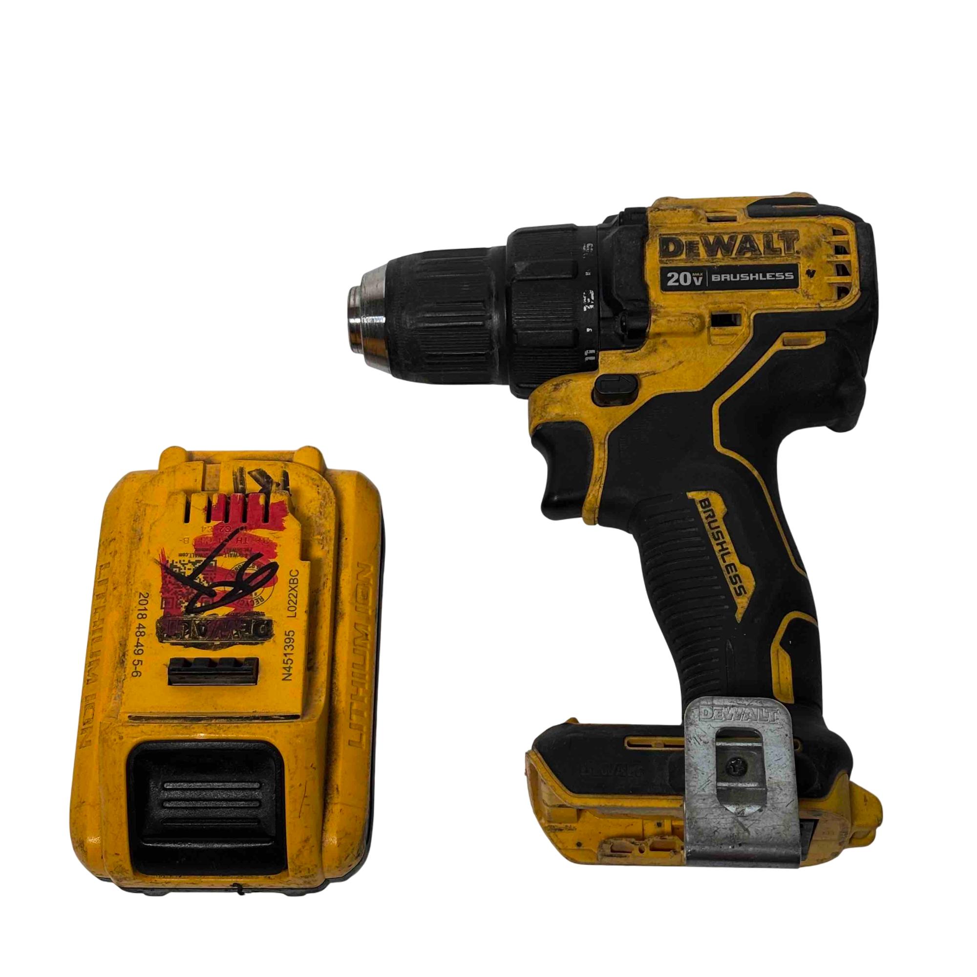 ATOMIC 20-Volt MAX Cordless Brushless Compact 1/2 in. Drill/Driver with (1) 20-Volt 5.0Ah Battery