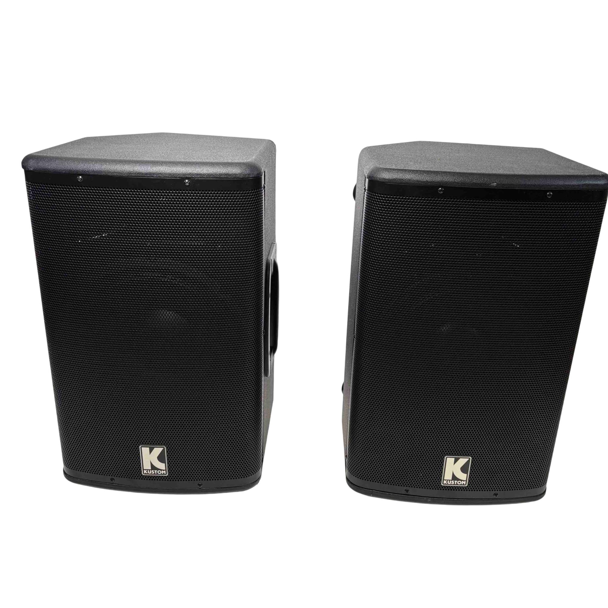 Kustom PA KPX10 Black 75W Passive Monitor Cabinets 0071 Store Pick