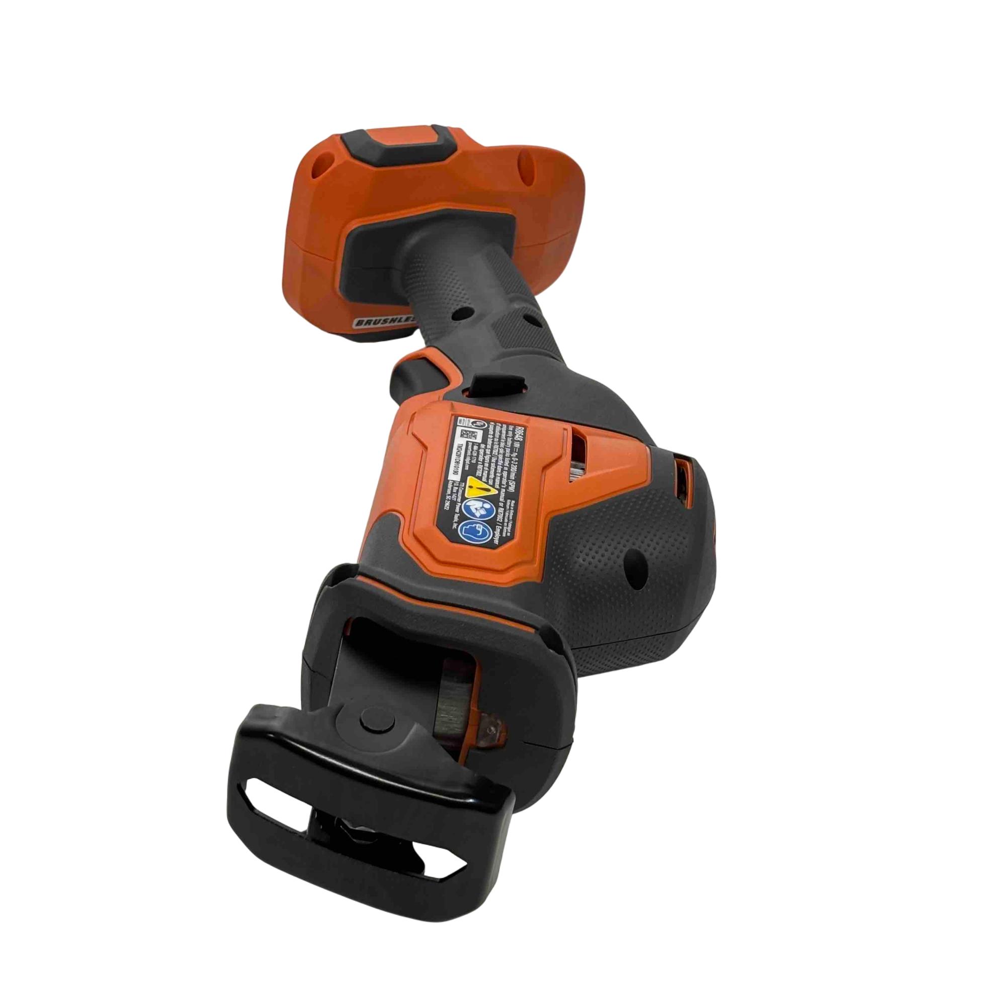 Ridgid R8648 18V SubCompact Brushless -Handed Reciprocating Saw 0190 ...