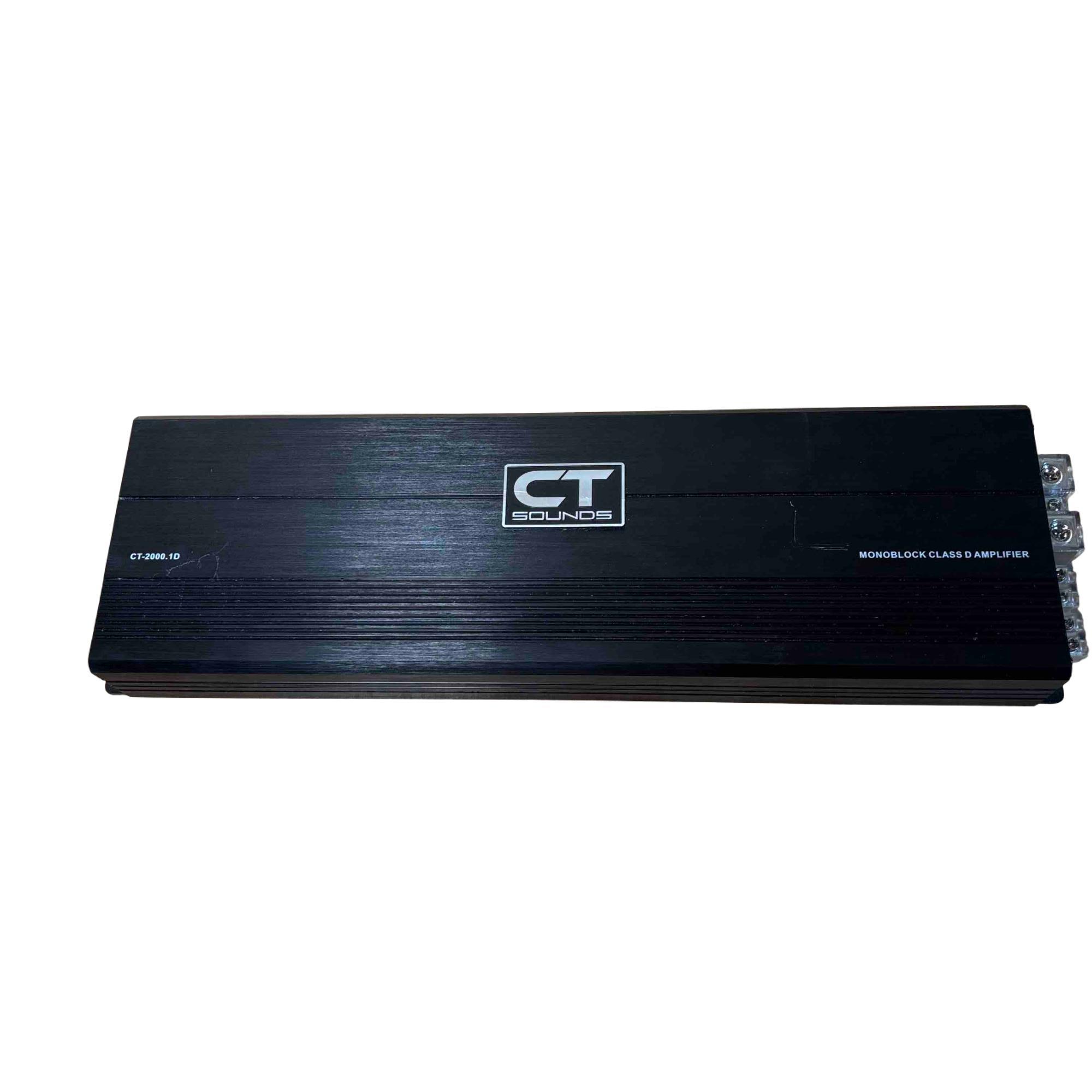 CT Sounds CT-2000.1D Black 2000-Watts RMS Monoblock Car Audio