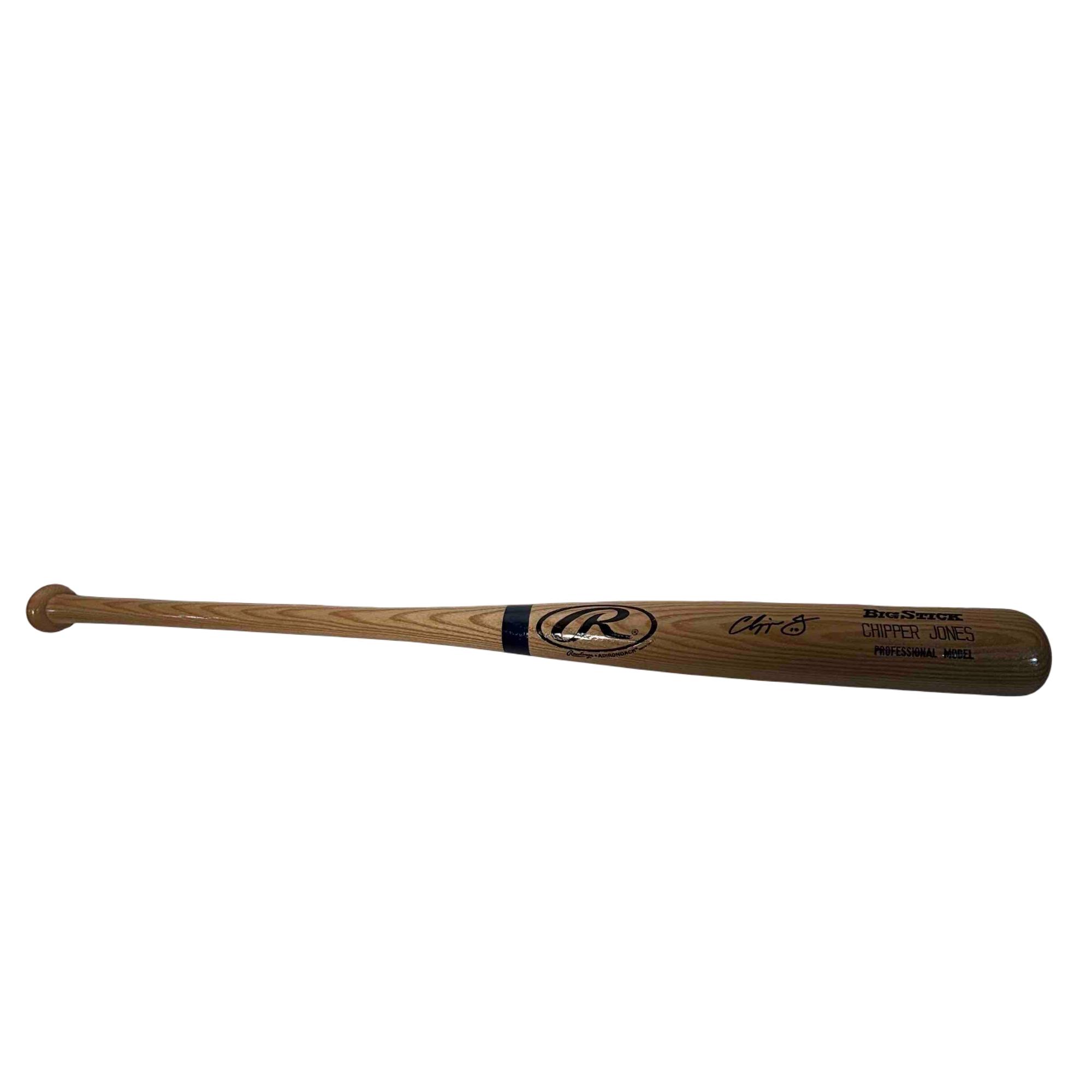ウッドタグ大きめ　シャビーNo.789 Rawlings Big Stick CHIPPER JONES Prof. Model Baseball Bat/Cert. Of