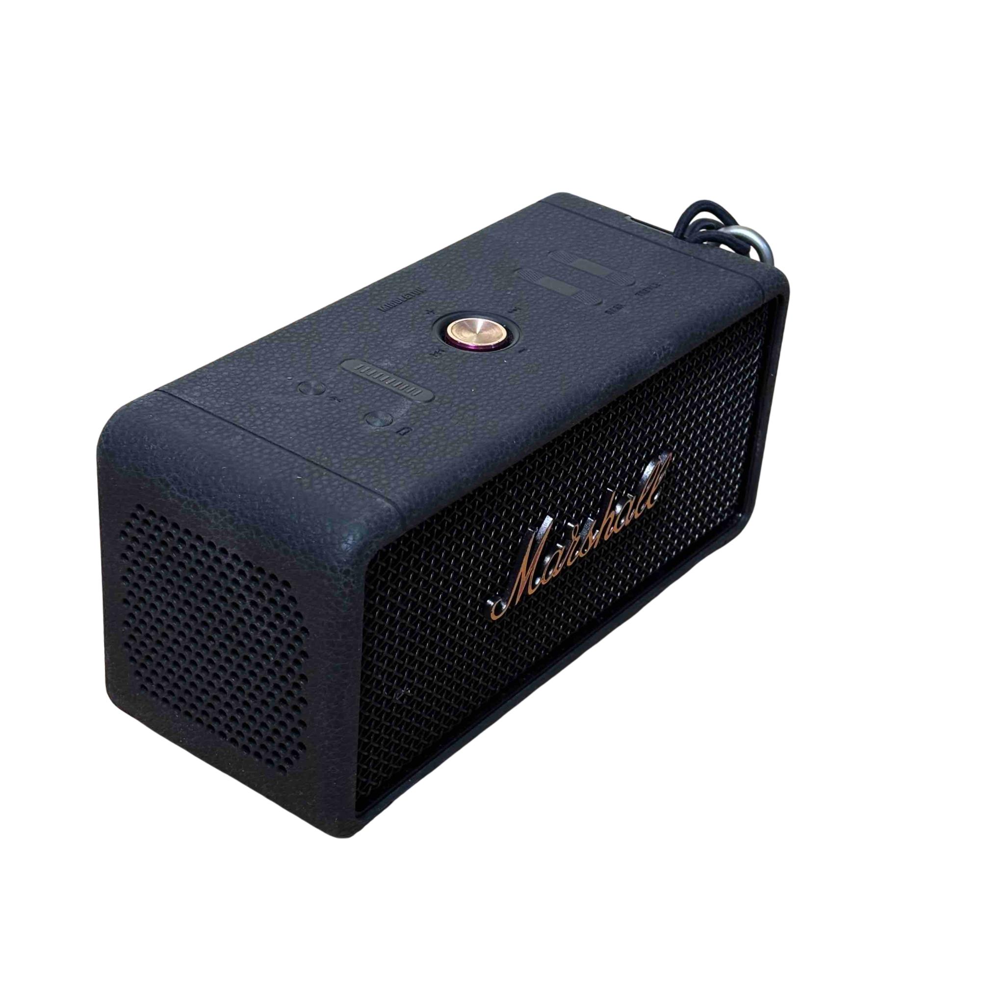 Marshall MIDDLETON Black & Brass 60-Watt Portable Bluetooth