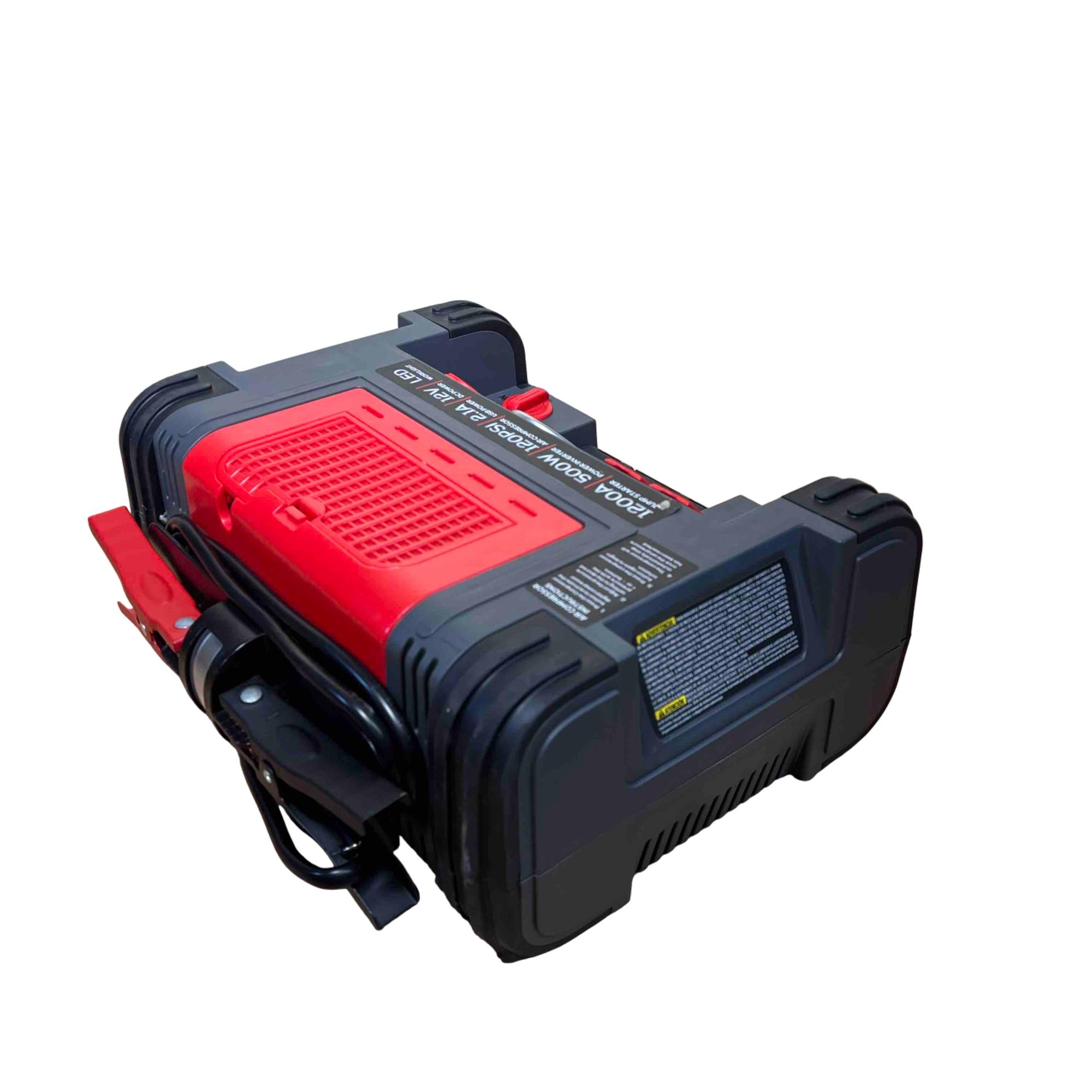 Vector PPRH5V 1200A 10W USB 500W 120PSI Jump Starter/Power
