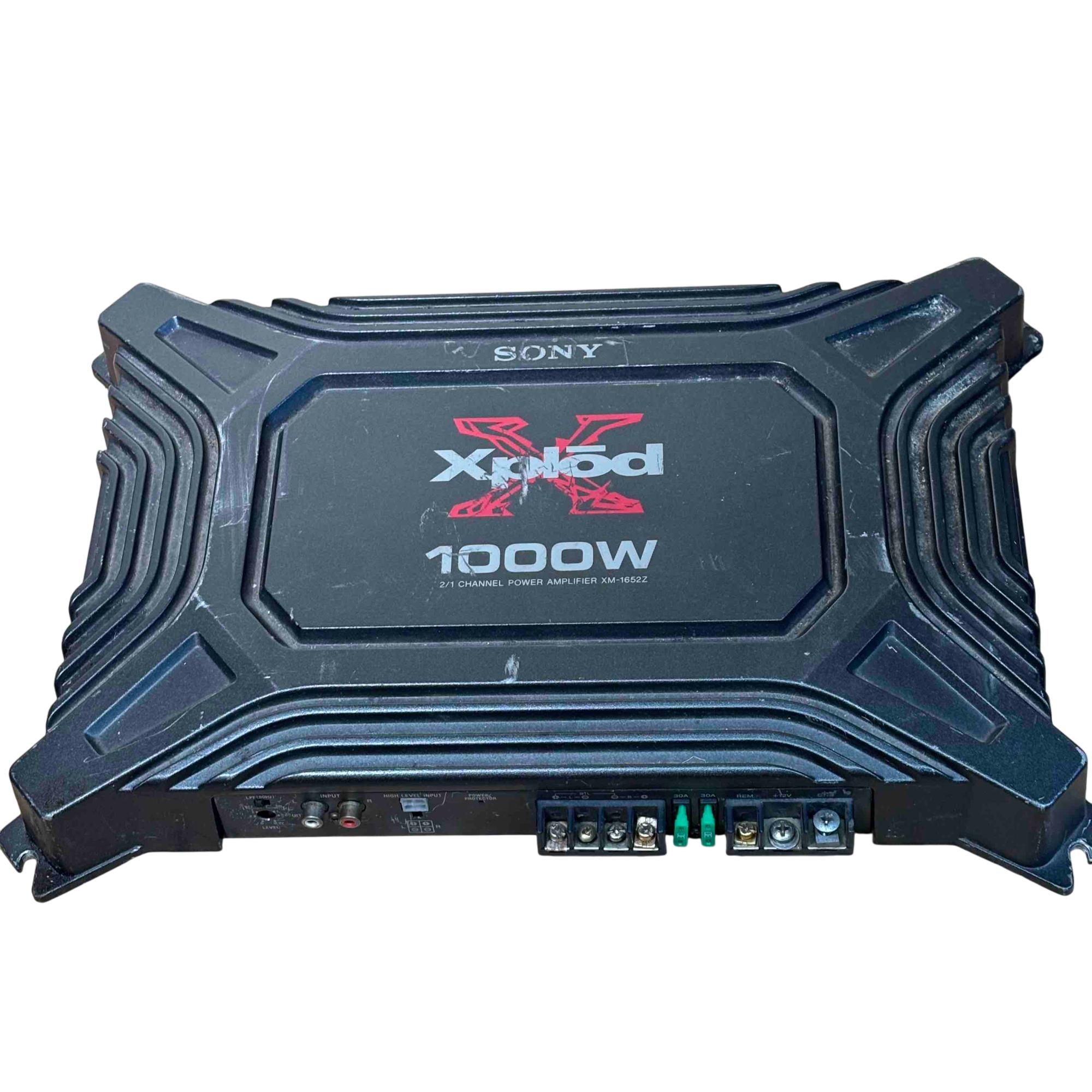 Sony Xplod XM-1652Z Black 1000-Watts 2-Channel Car Amplifier 1256