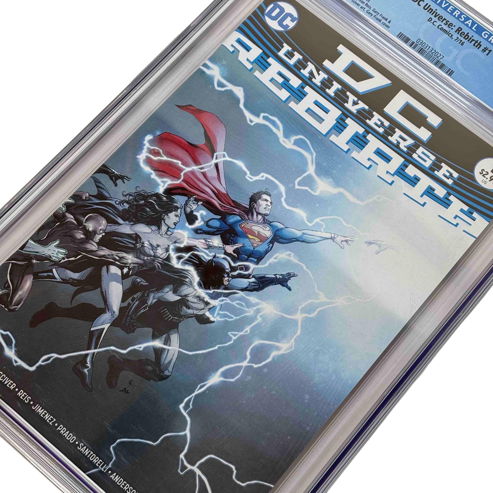DC Comics DC Universe Rebirth #1 Graded Encased Comic 9.8 CGC 0303132027
