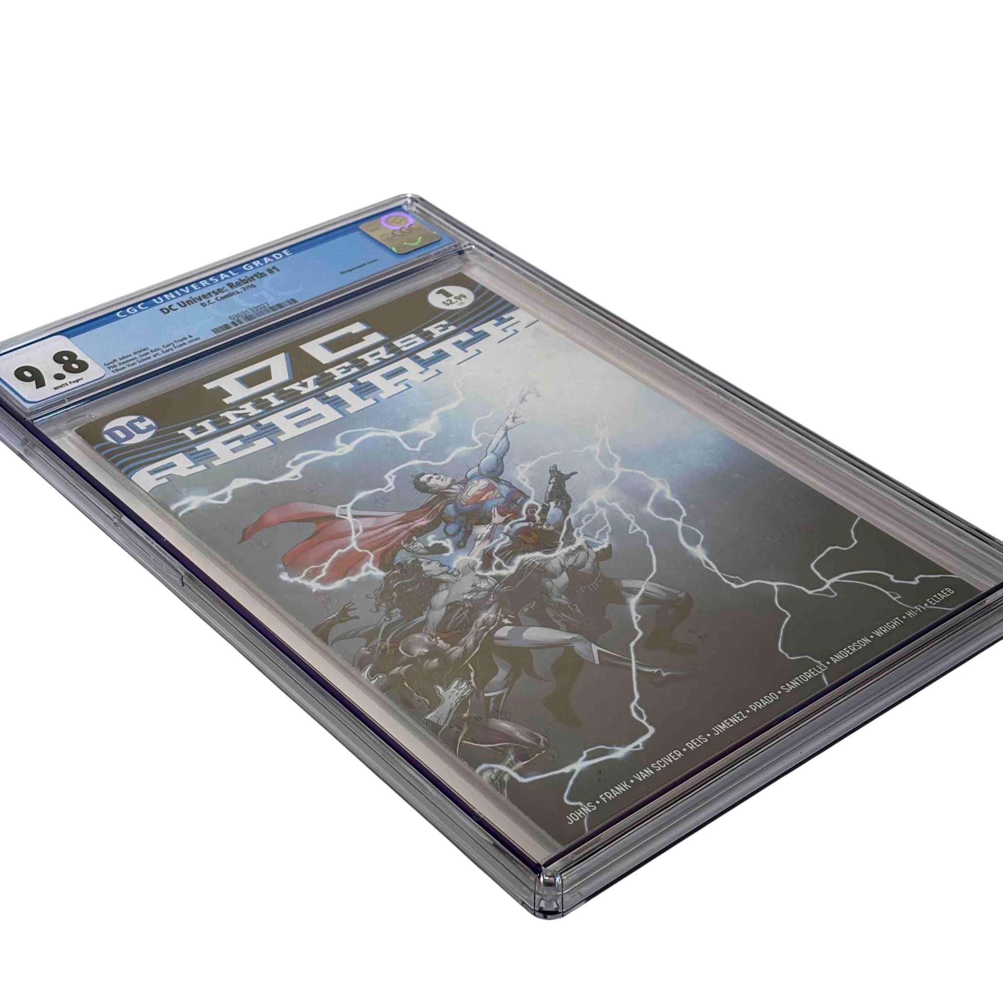 DC Comics DC Universe Rebirth #1 Graded Encased Comic 9.8 CGC 0303132027