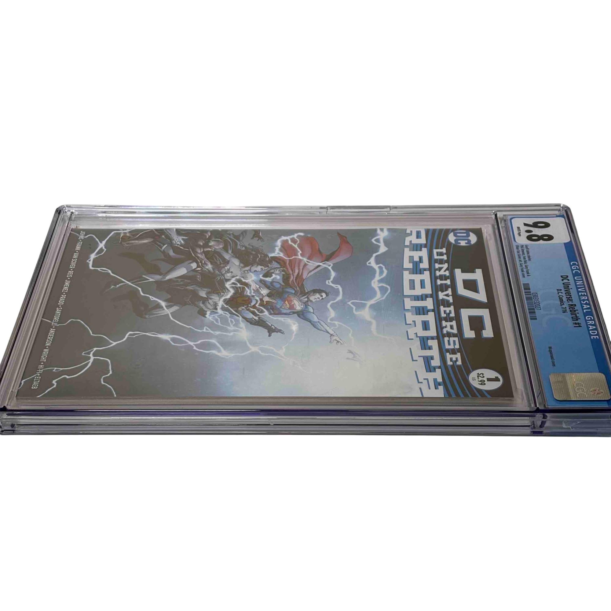 DC Comics DC Universe Rebirth #1 Graded Encased Comic 9.8 CGC 0303132027