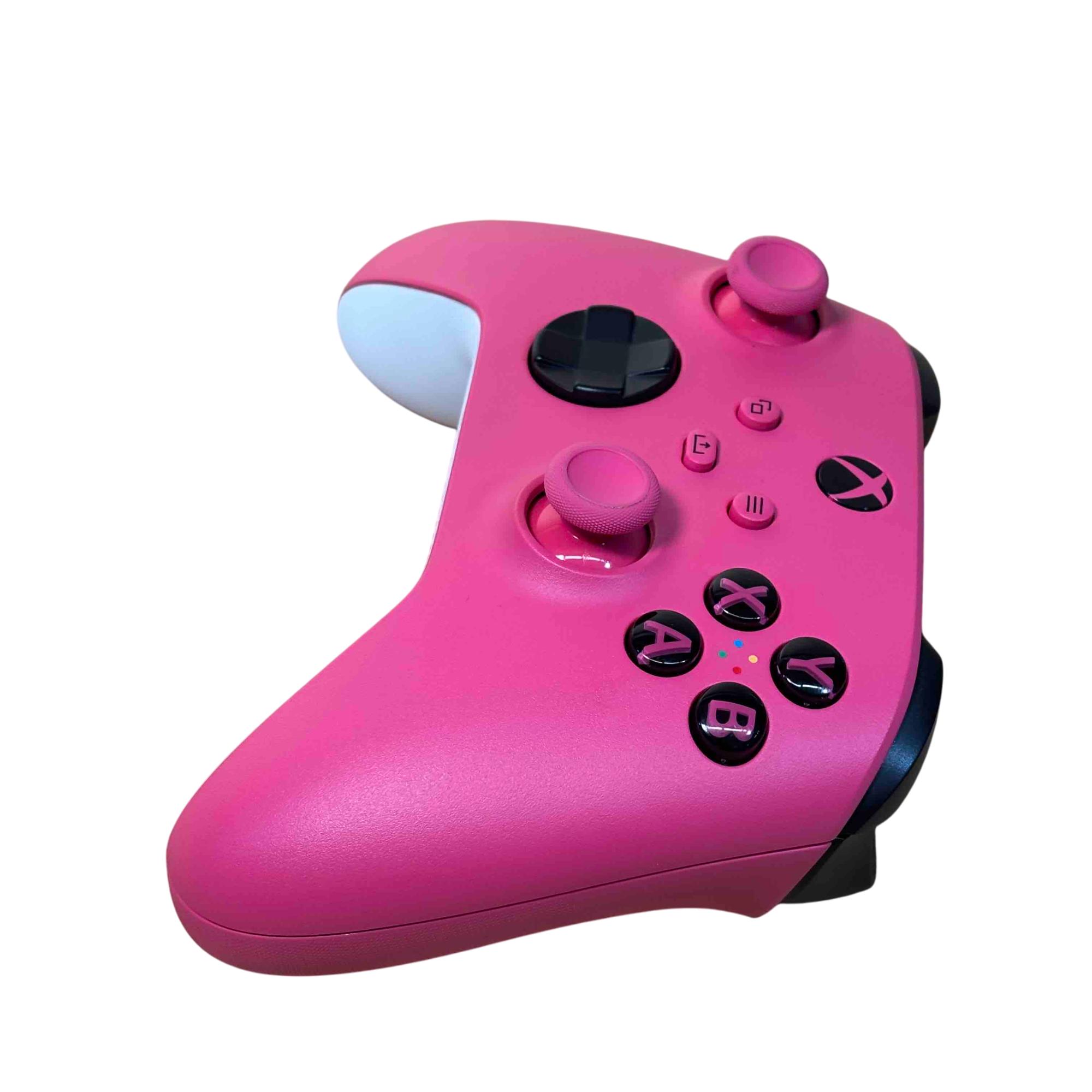 PinkRabbit ① Microsoft M1192192-001 Pink & White Xbox Gaming Controller 5416