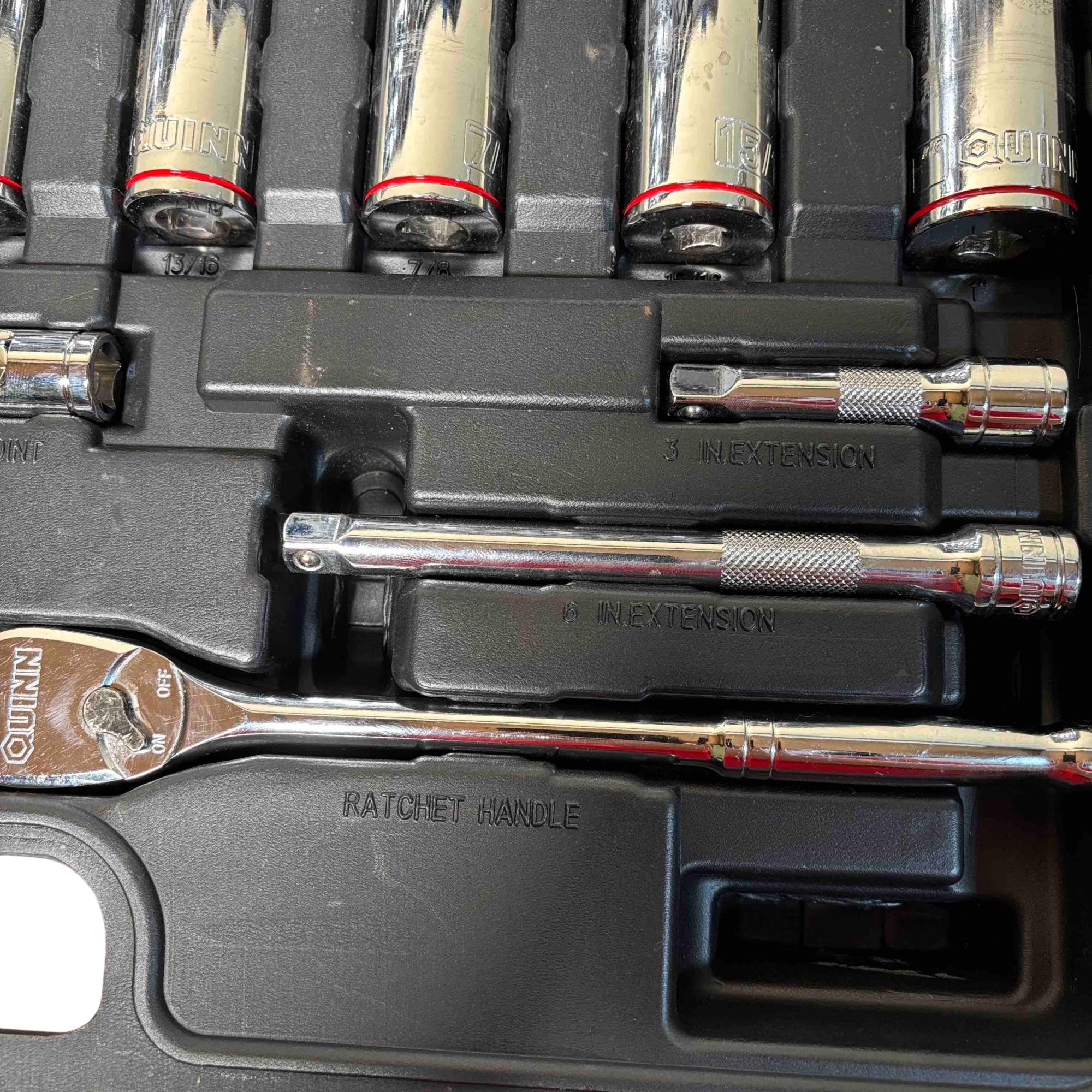 QUINN 58754 48-Piece Chrome 3/8