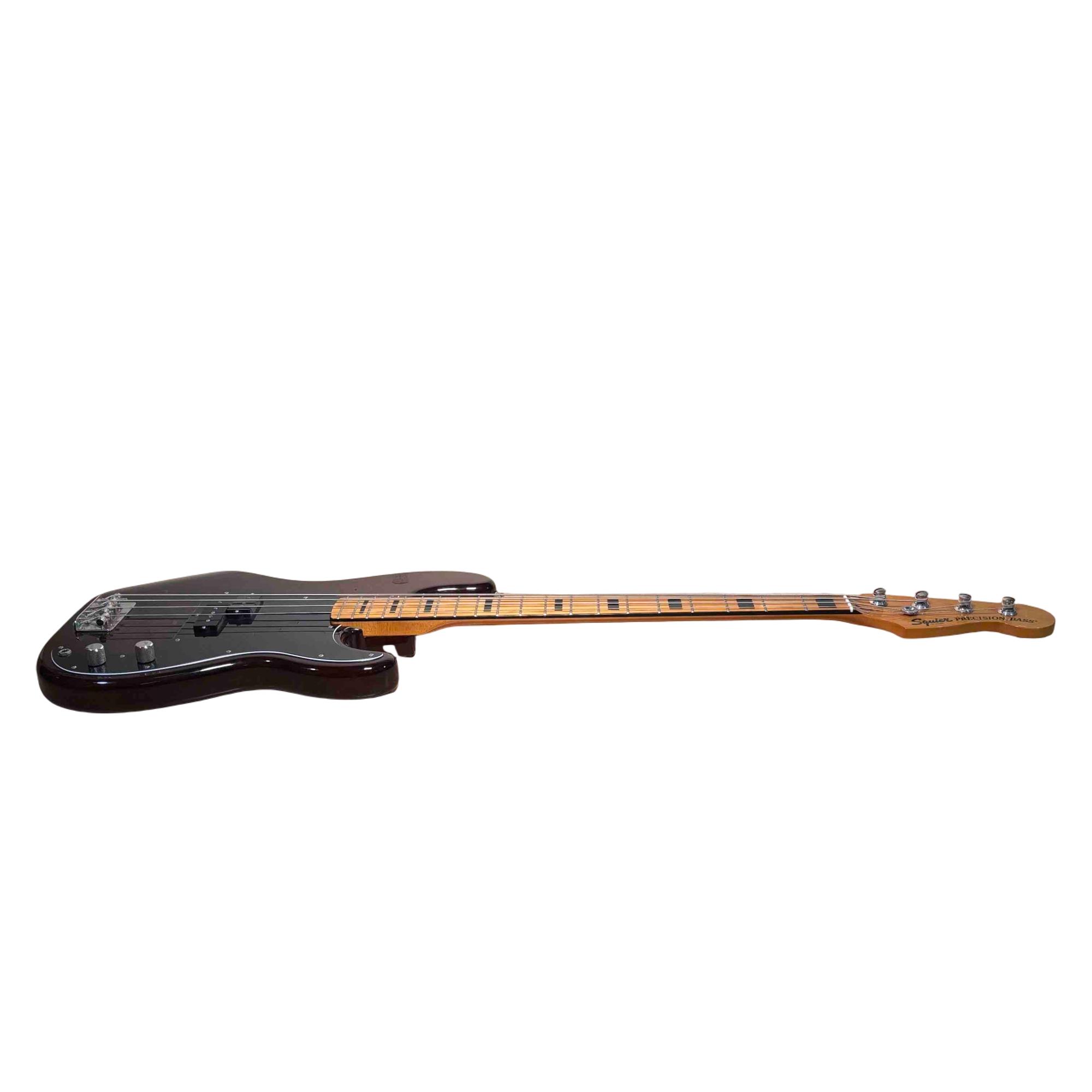 Squier By Fender Precision Bass Brown 4-String 20-Fret Electric