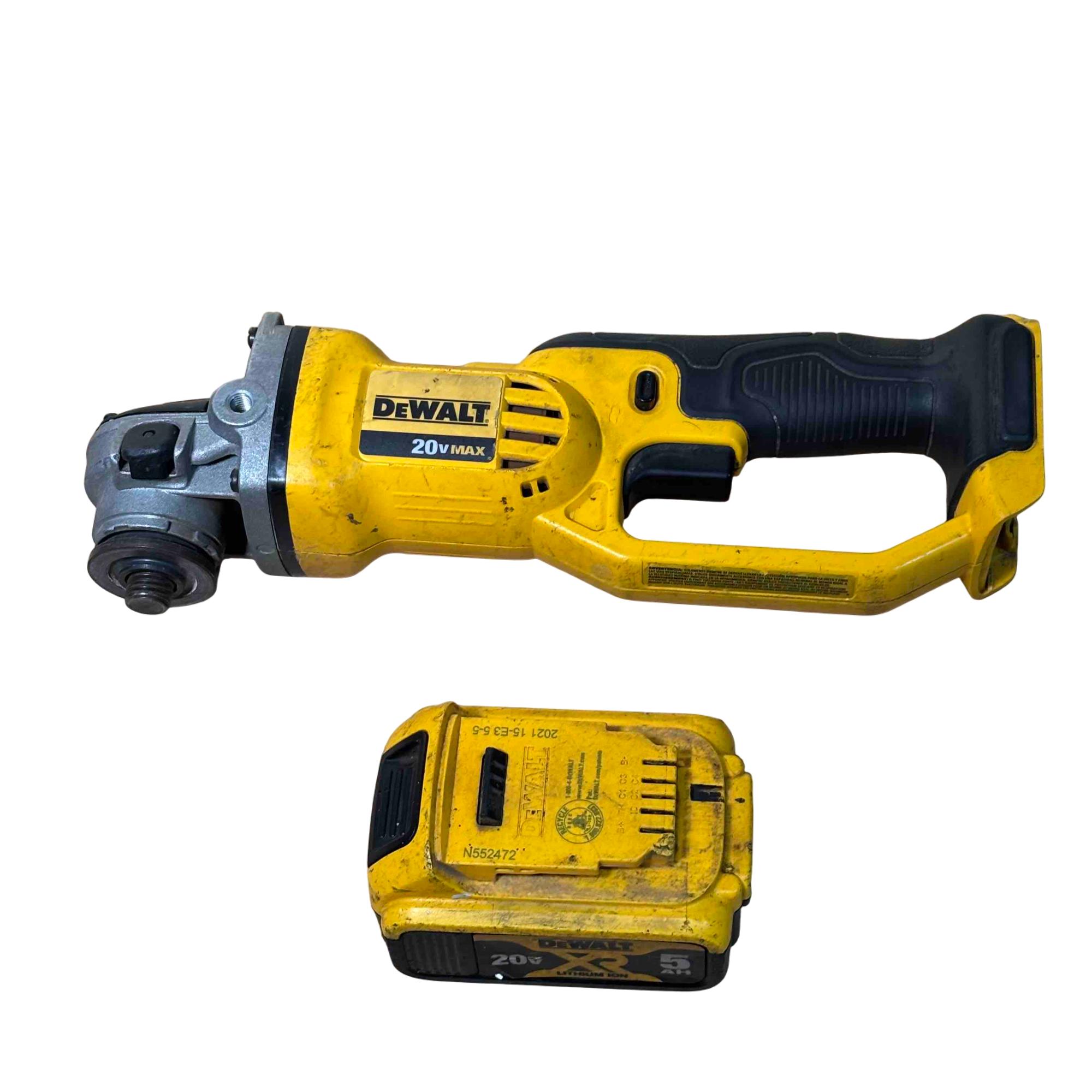thumbnail image 2 of V-MODEST Cordless Angle Grinder – 4-1/2" To 5" – 4-Speed – Tool Only (Fits Dewalt 20V Battery) 2 of 3