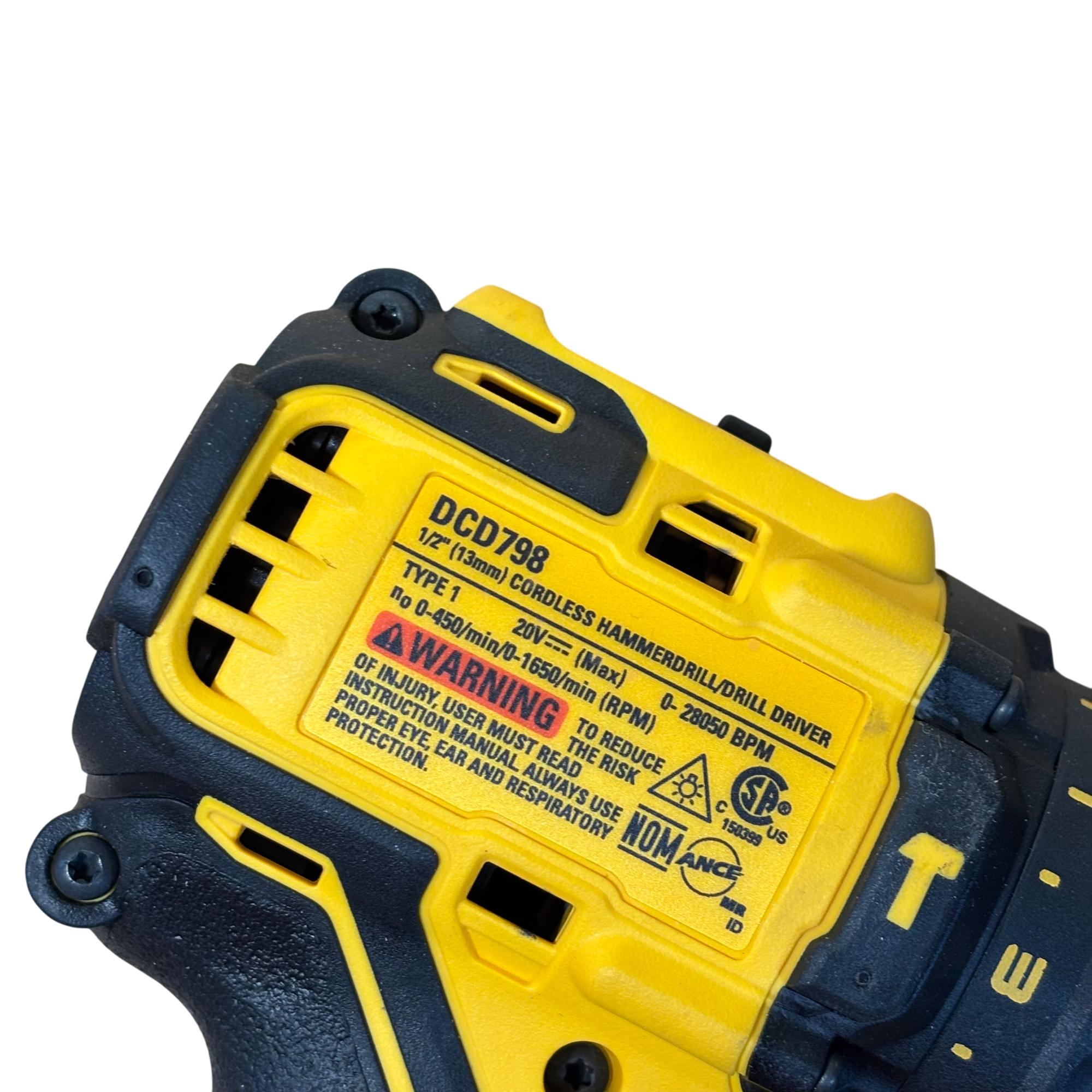 DeWalt DCD798 20V MAX 1/2