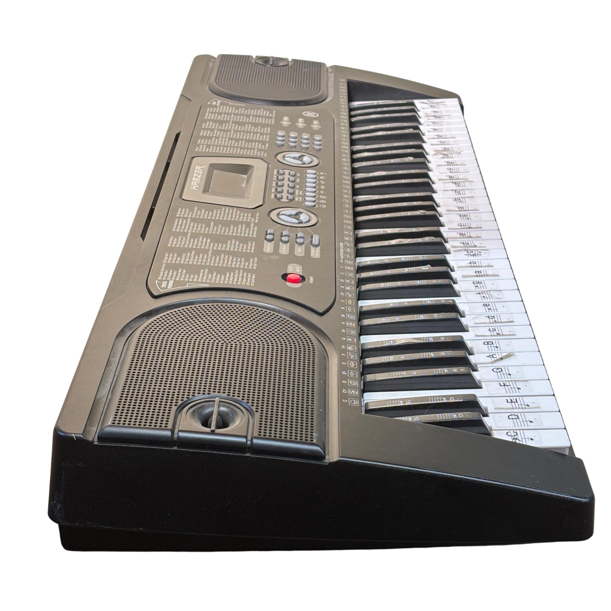 HAMZER Key-Unit-H209-BLK Black 61-Key Electronic Keyboard