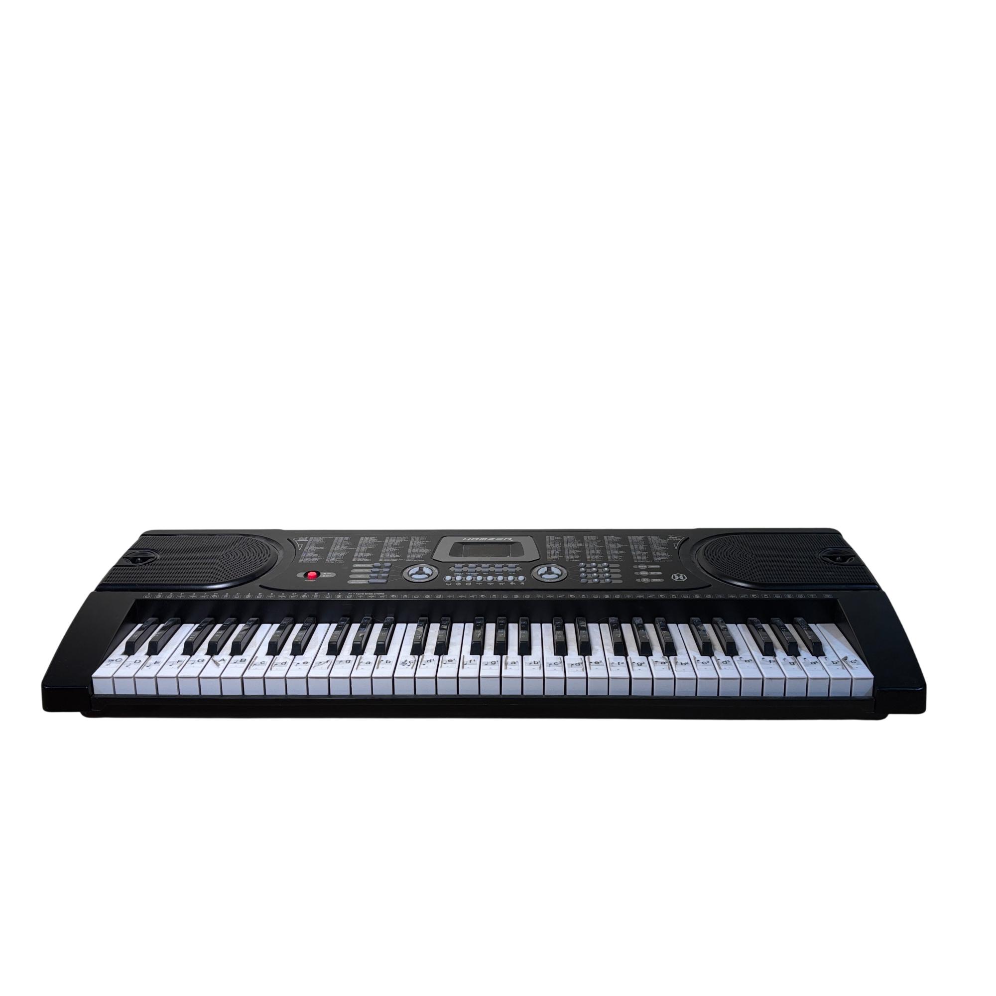 HAMZER Key-Unit-H209-BLK Black 61-Key Electronic Keyboard
