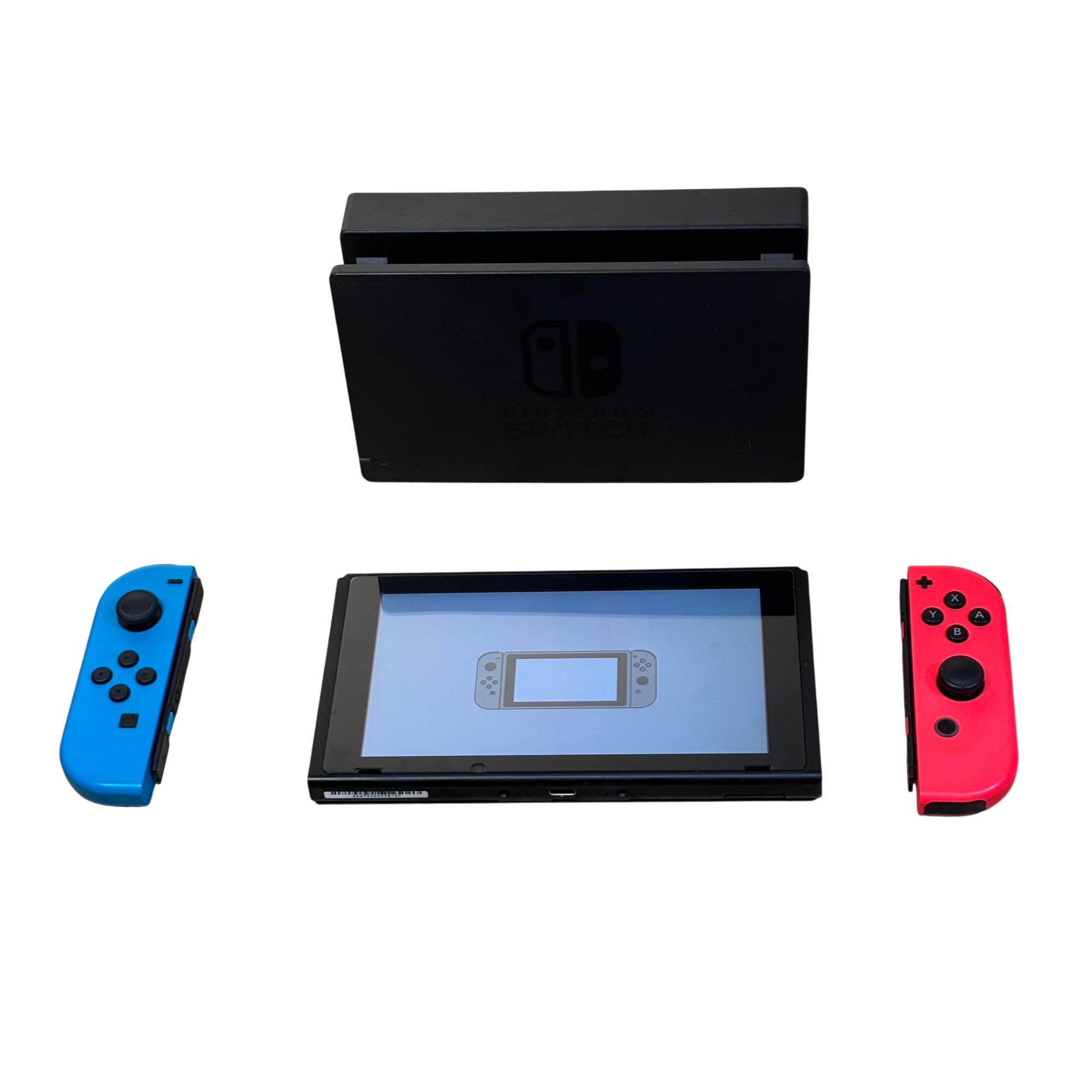 Nintendo Switch HAC-001(-01) V2 Black 32GB Handheld Home Video