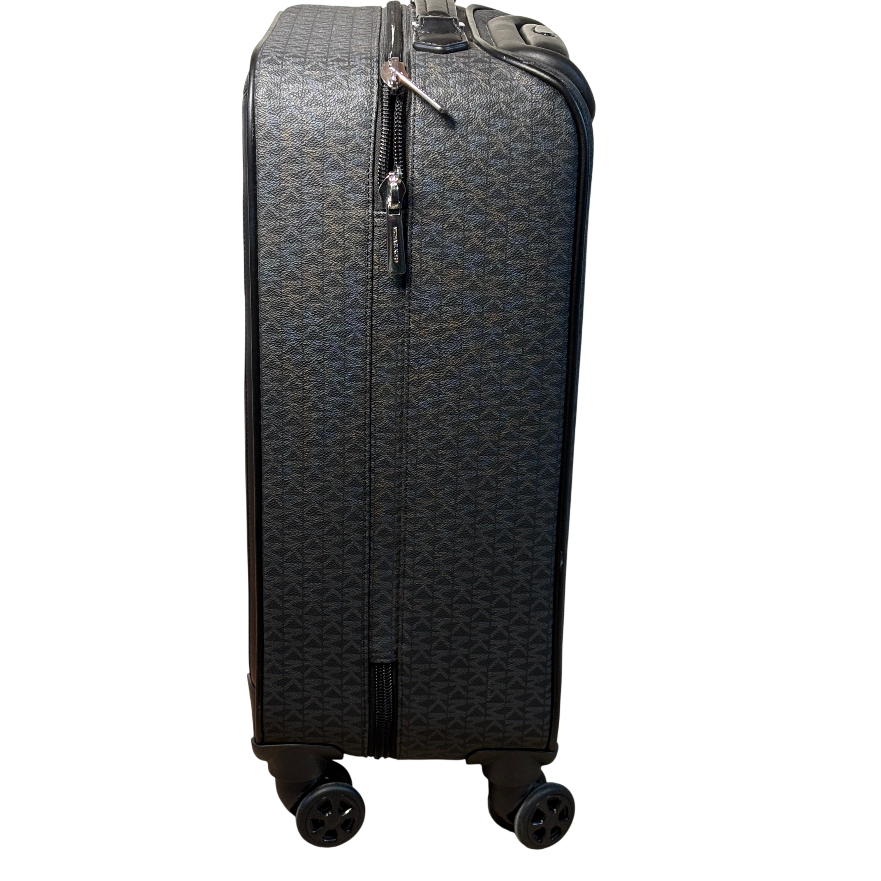 Michael Kors Signature Logo Small Suitcase DX-2303 Black Canvas 13