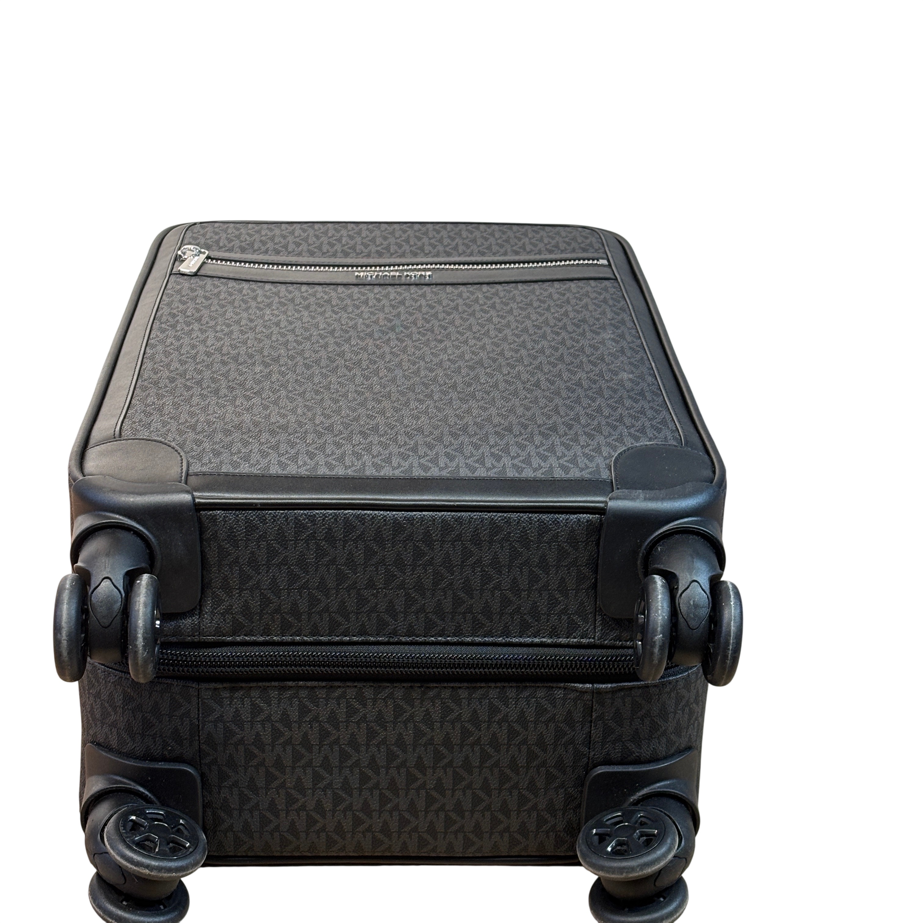 Michael Kors Signature Logo Small Suitcase DX-2303 Black Canvas 13