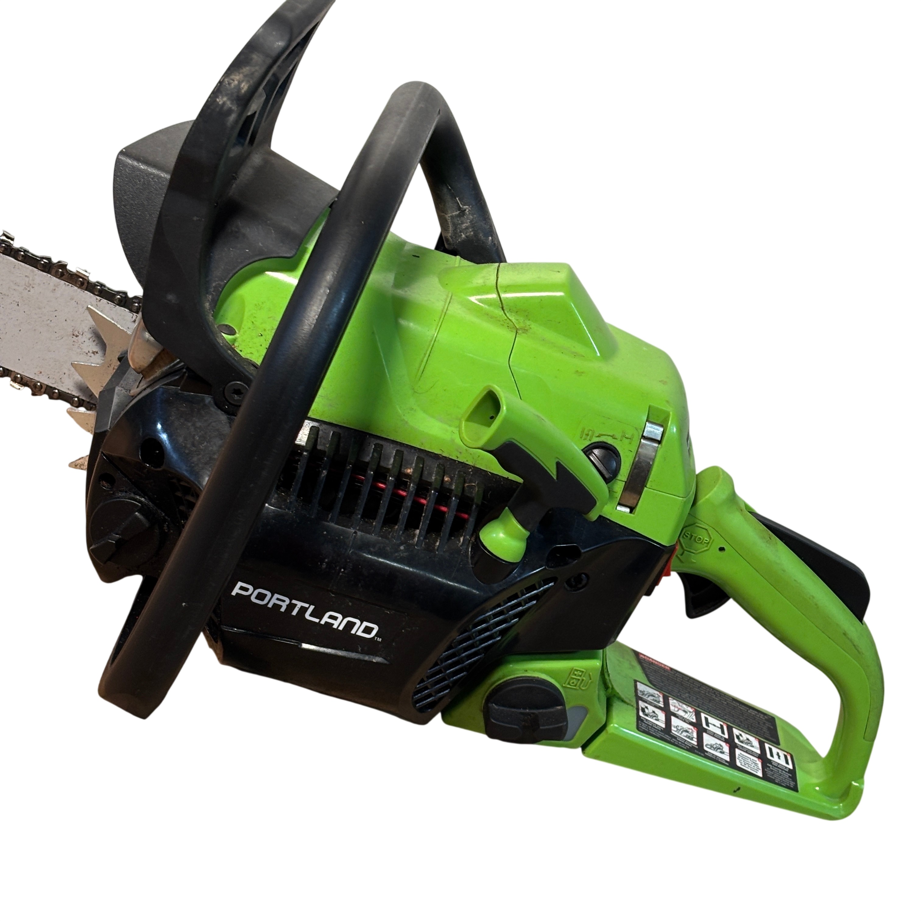 Portland 57436 Green & Black 42cc 2-Stroke Gas-Powered Chainsaw