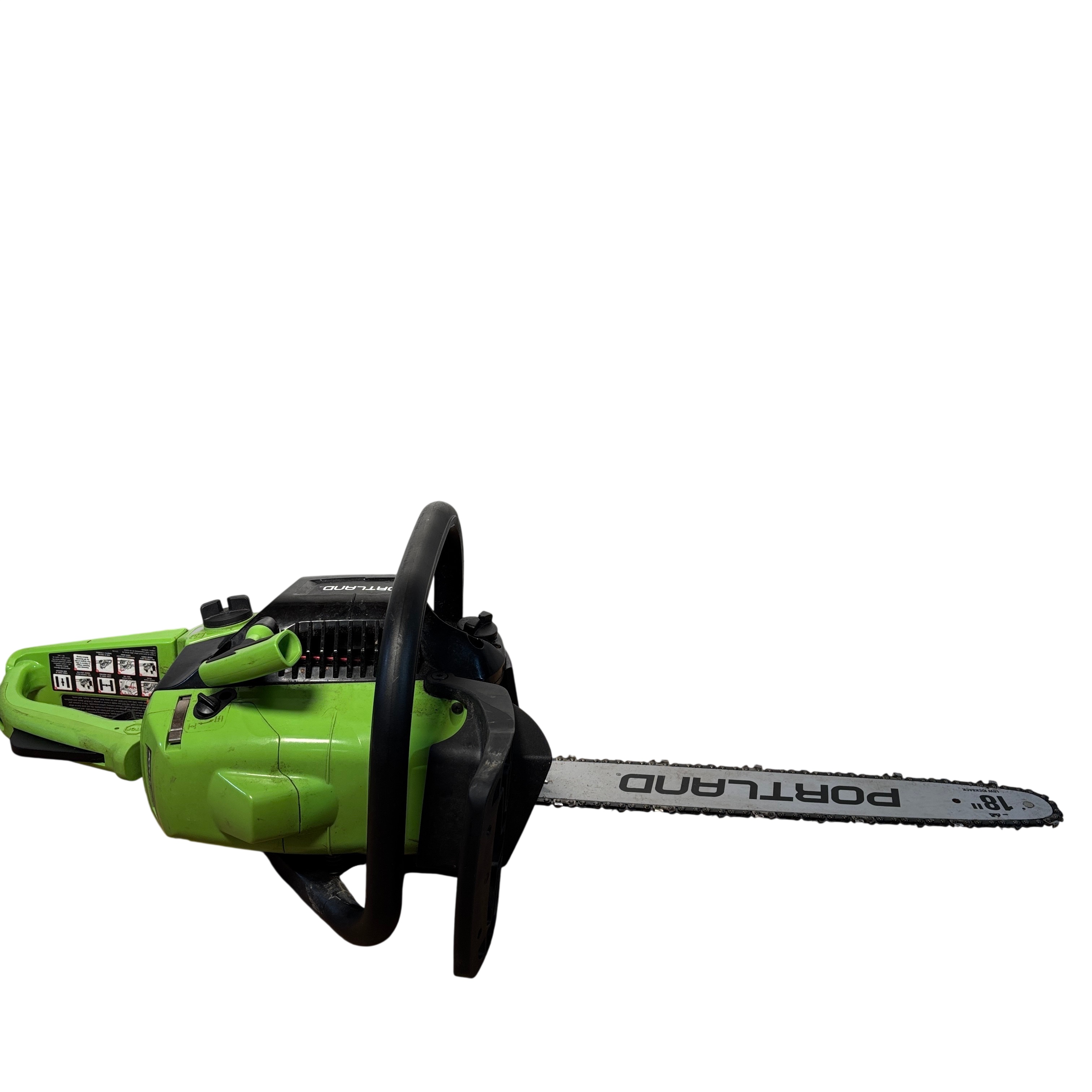 Portland 57436 Green & Black 42cc 2-Stroke Gas-Powered Chainsaw