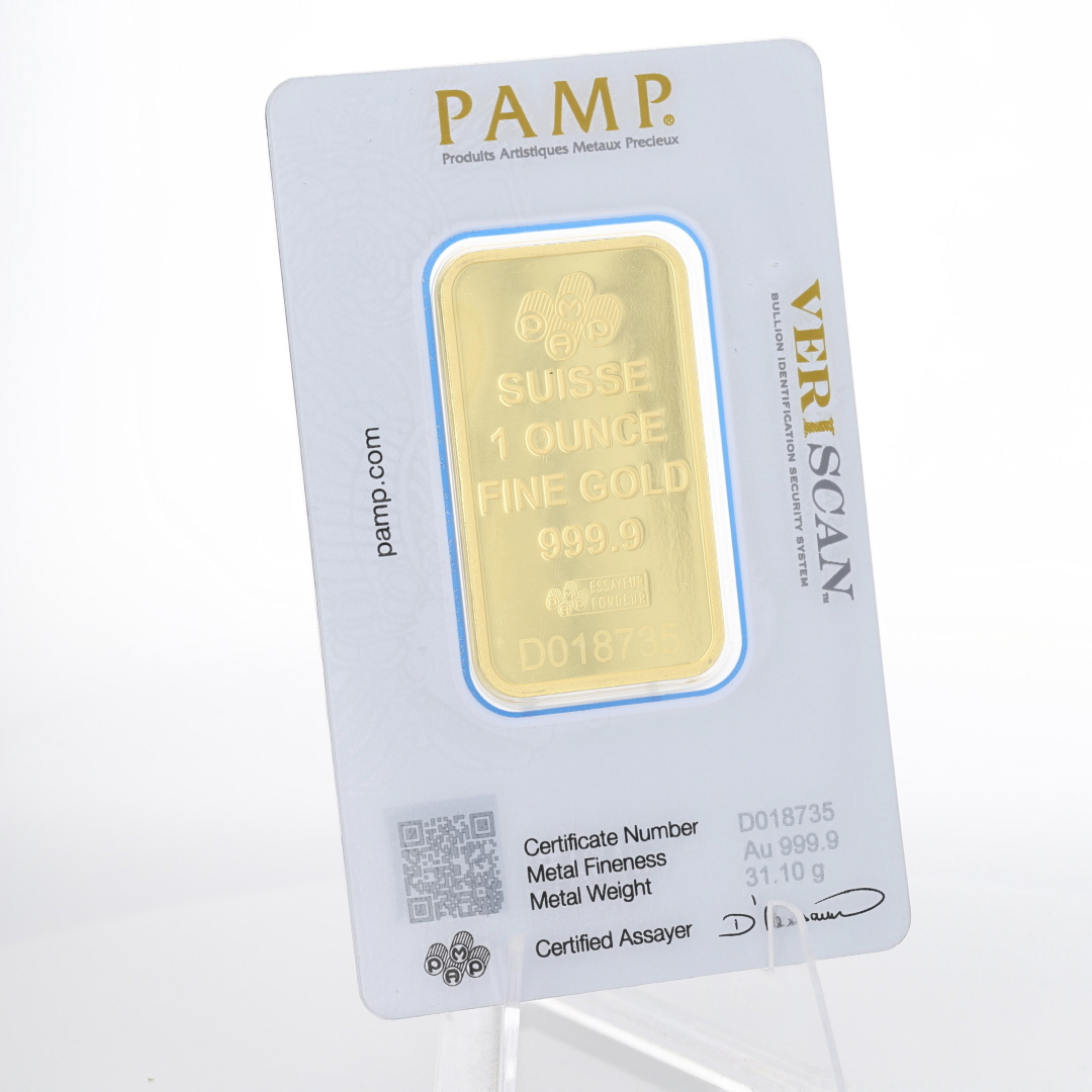 PAMP® Suisse Lady Fortuna VERISCAN™ 1 oz 999.9 Fine Gold Bar