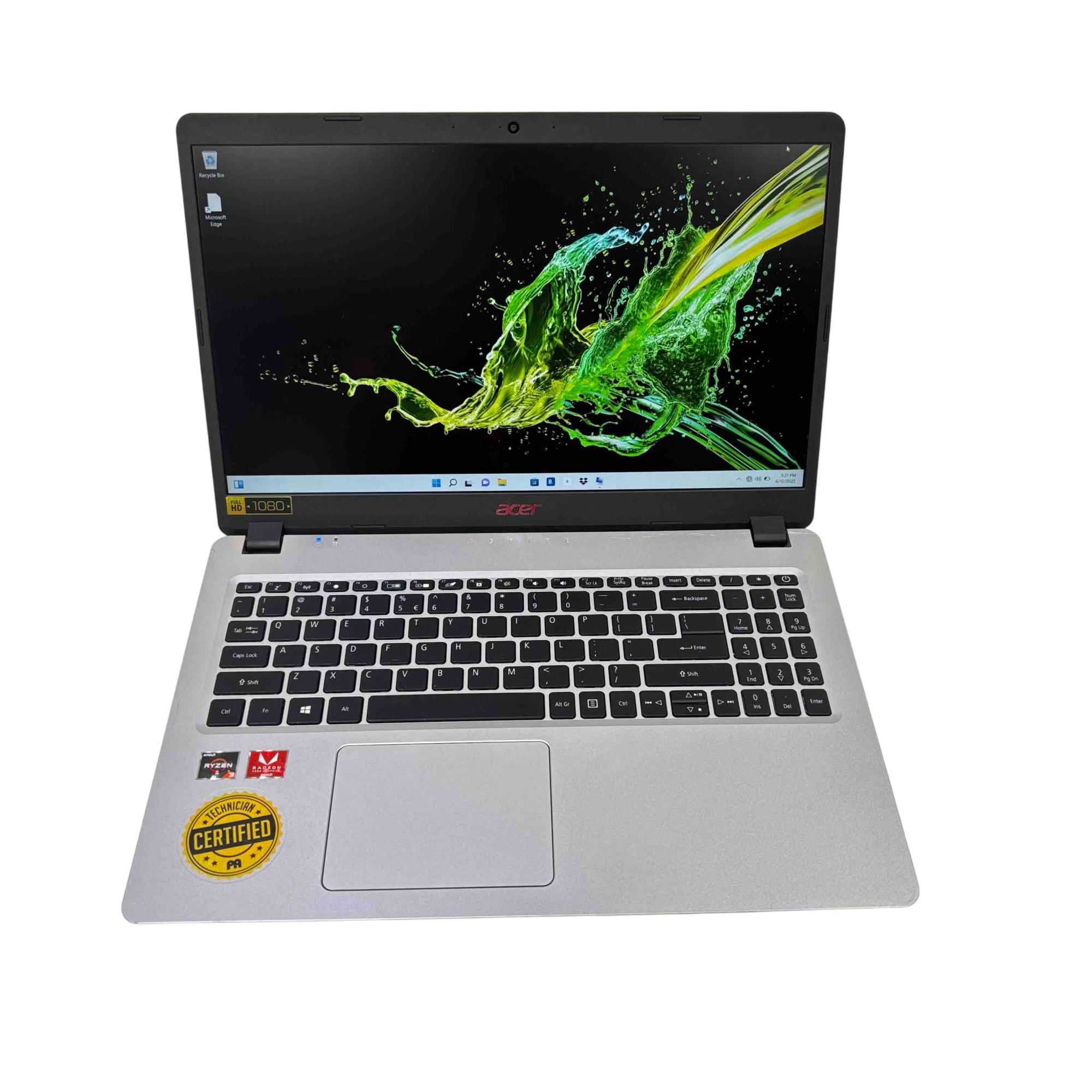 Acer Aspire 5 N19C3 Win 11 AMD Ryzen 3 3200U 2.60GHz 4GB RAM 128GB