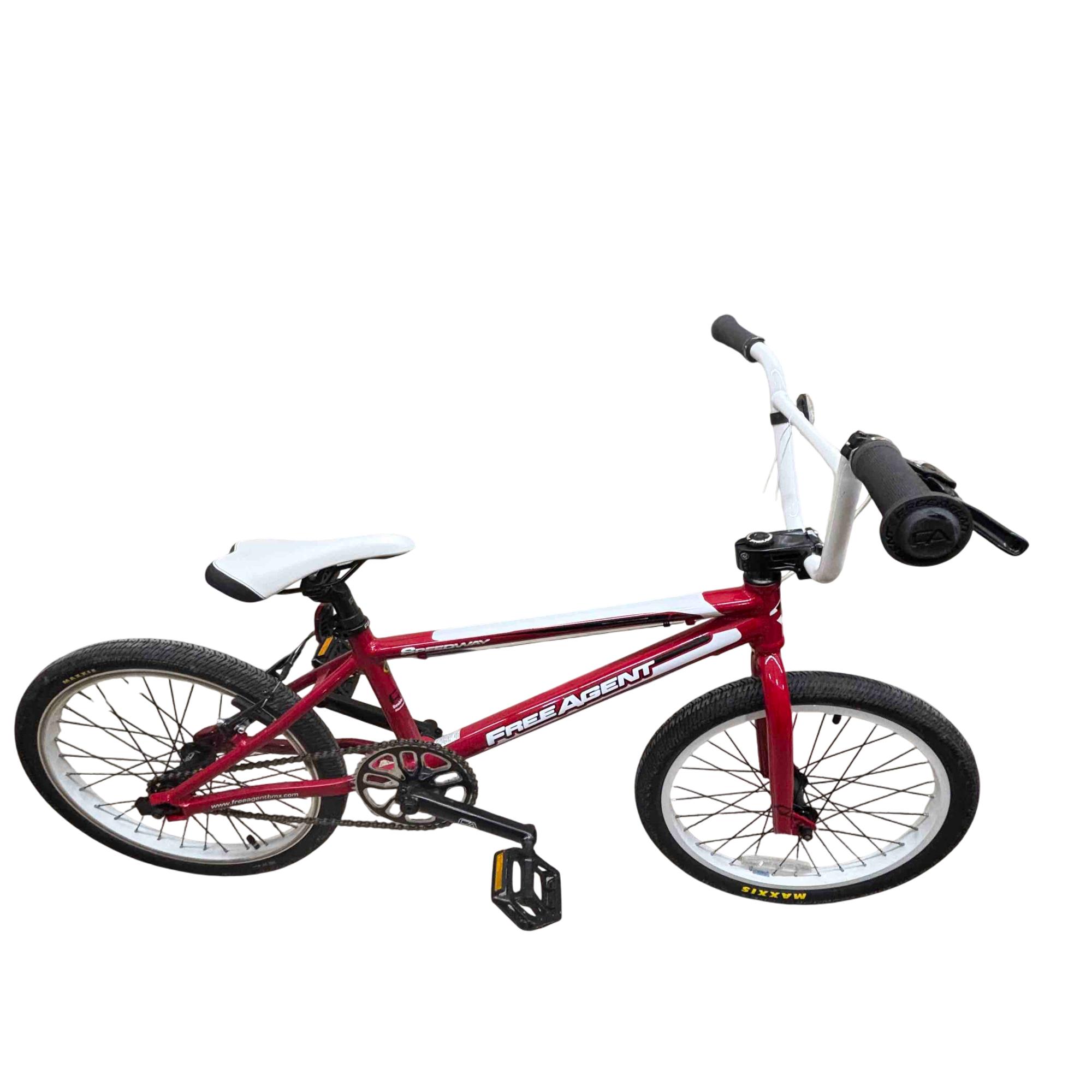 Free Agent Speedway Red & White Race 20