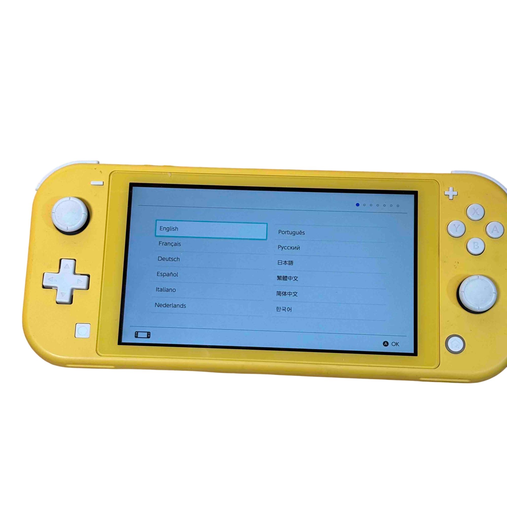 Nintendo Switch Lite HDH-001 Yellow & White 5.5 Nintendo Switch Lite HDH-001 Yellow & White 5.5