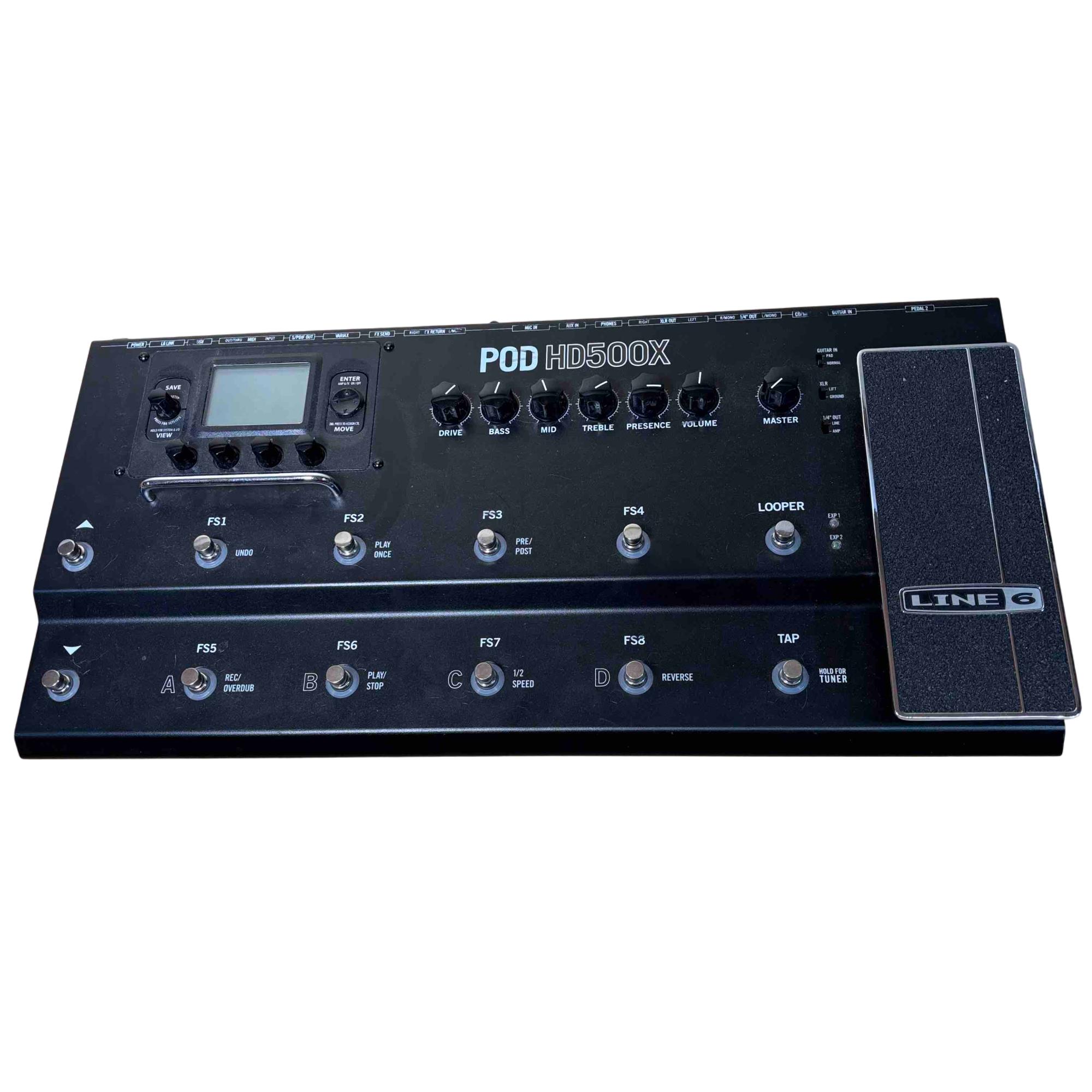 Line 6 POD HD500X Black Guitar Multi Effects Modeler