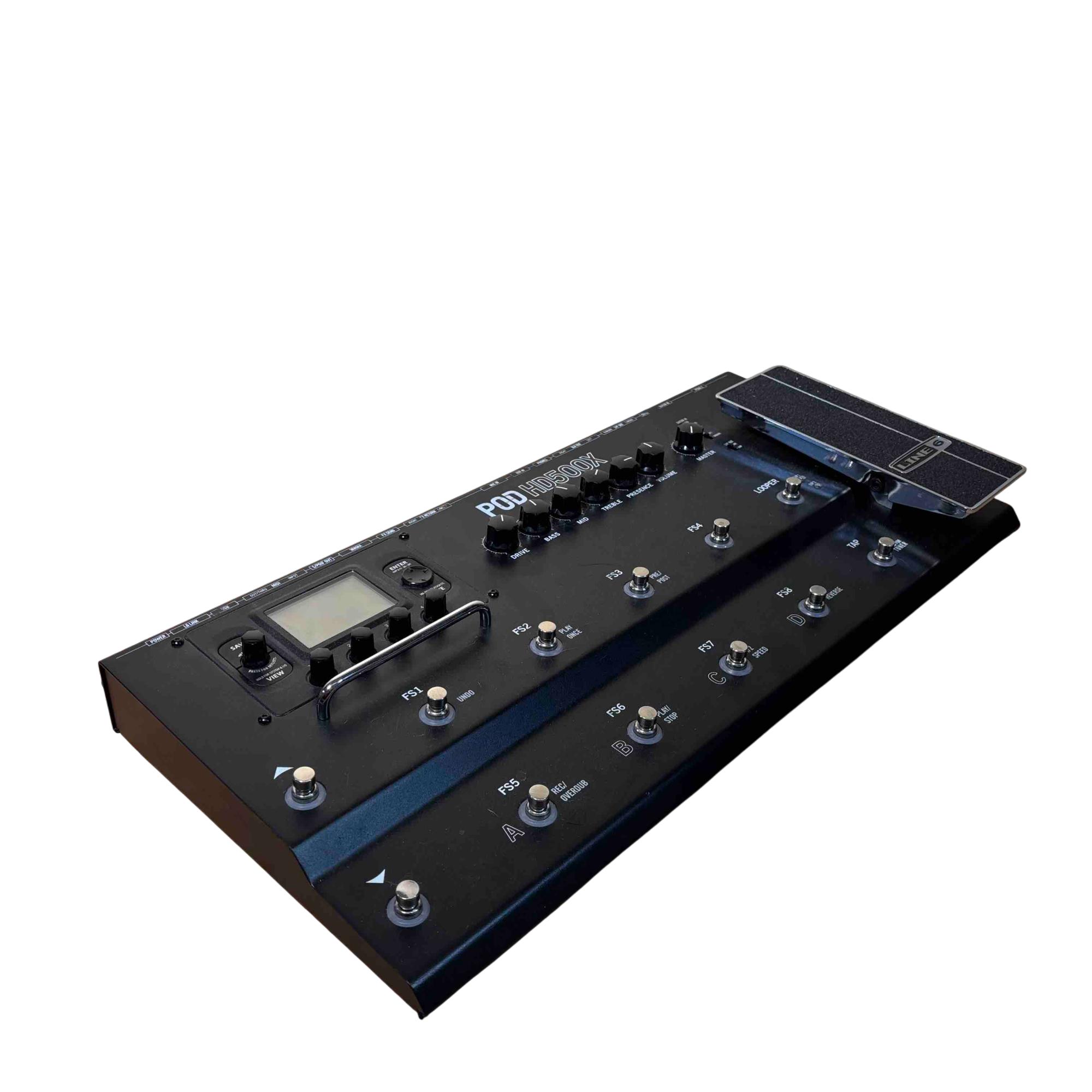 Line 6 POD HD500X Black Guitar Multi Effects Modeler