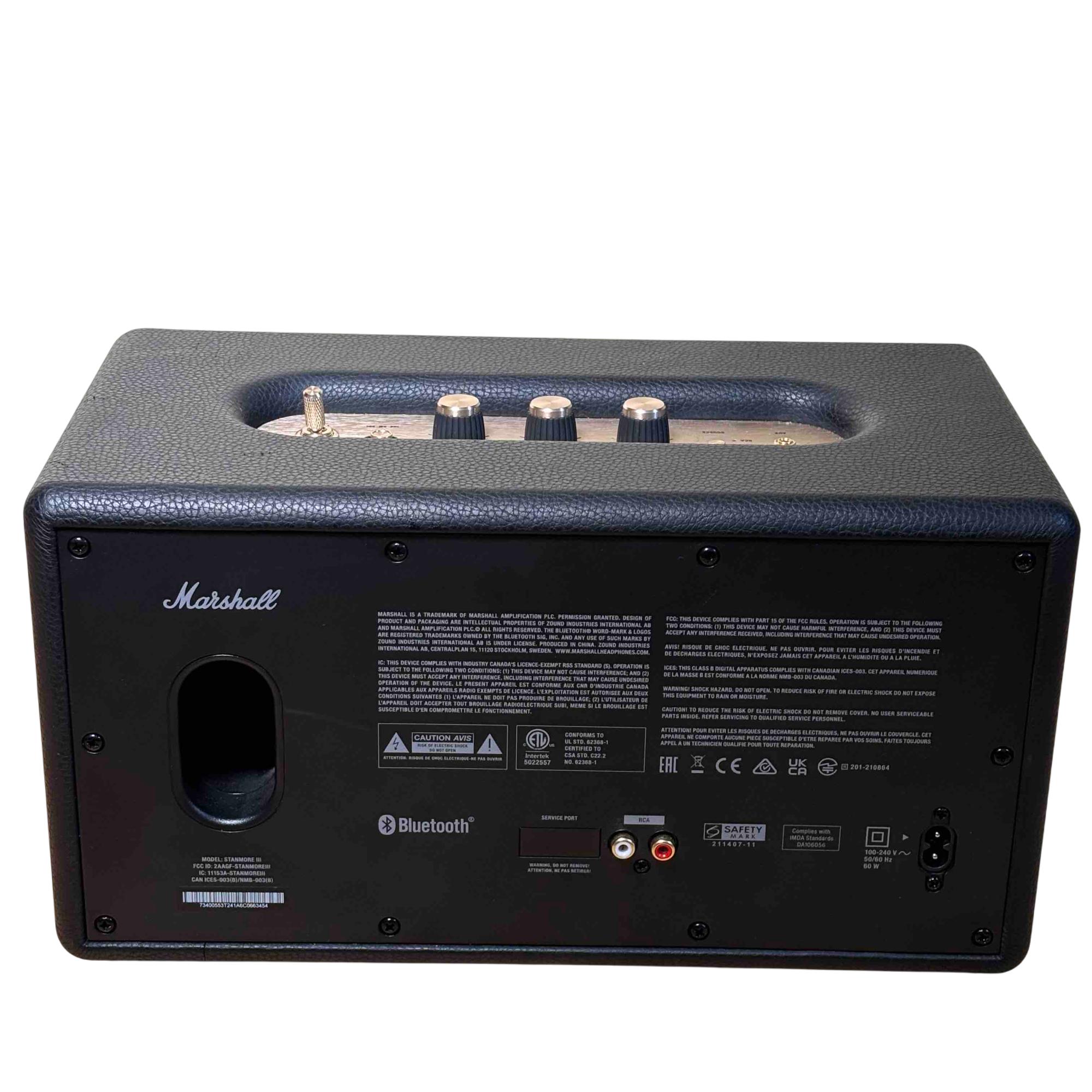 Marshall Stanmore III Black Bluetooth 80-Watt Wireless Speaker