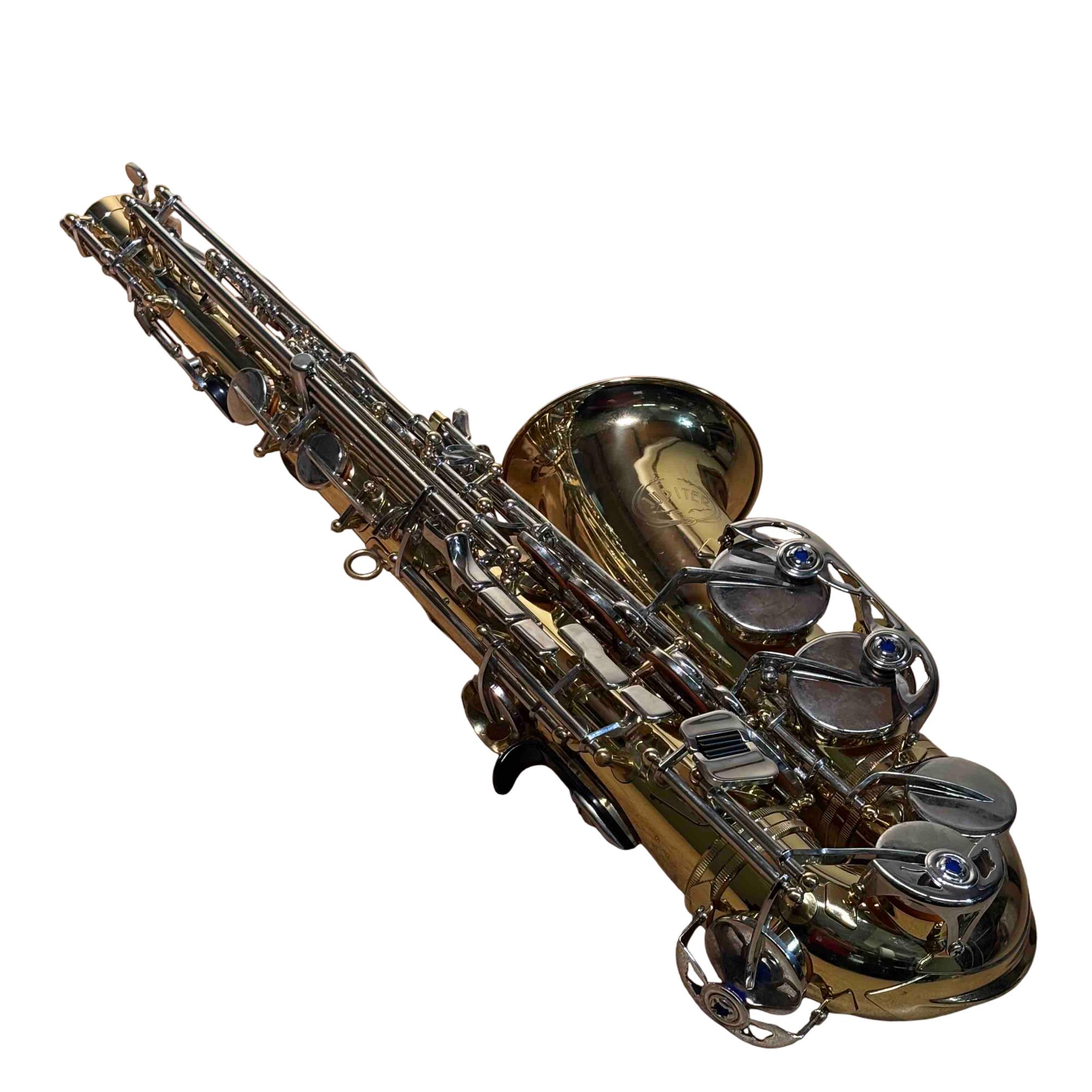 Jupiter JAS 769 Specs Gold Lacquered Nickel Plated Brass F#