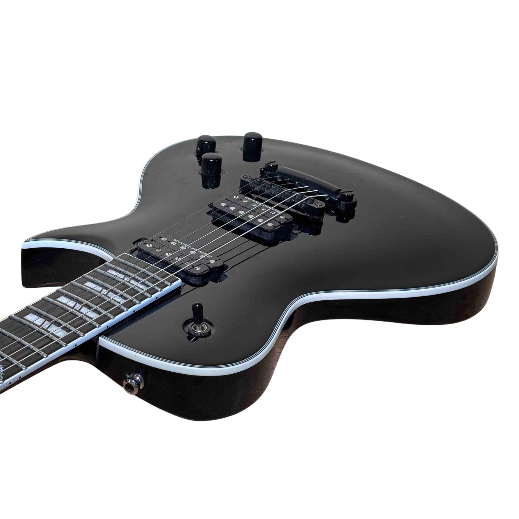 Washburn Parallaxe Black & White Six String 22-Fret RH Electric